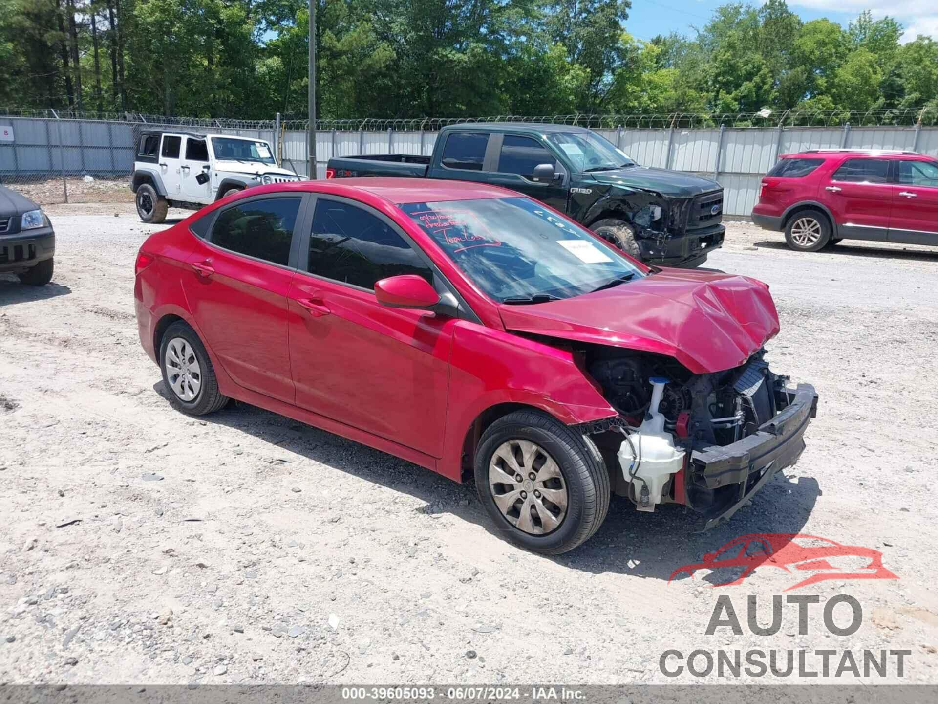 HYUNDAI ACCENT 2017 - KMHCT4AE6HU376837