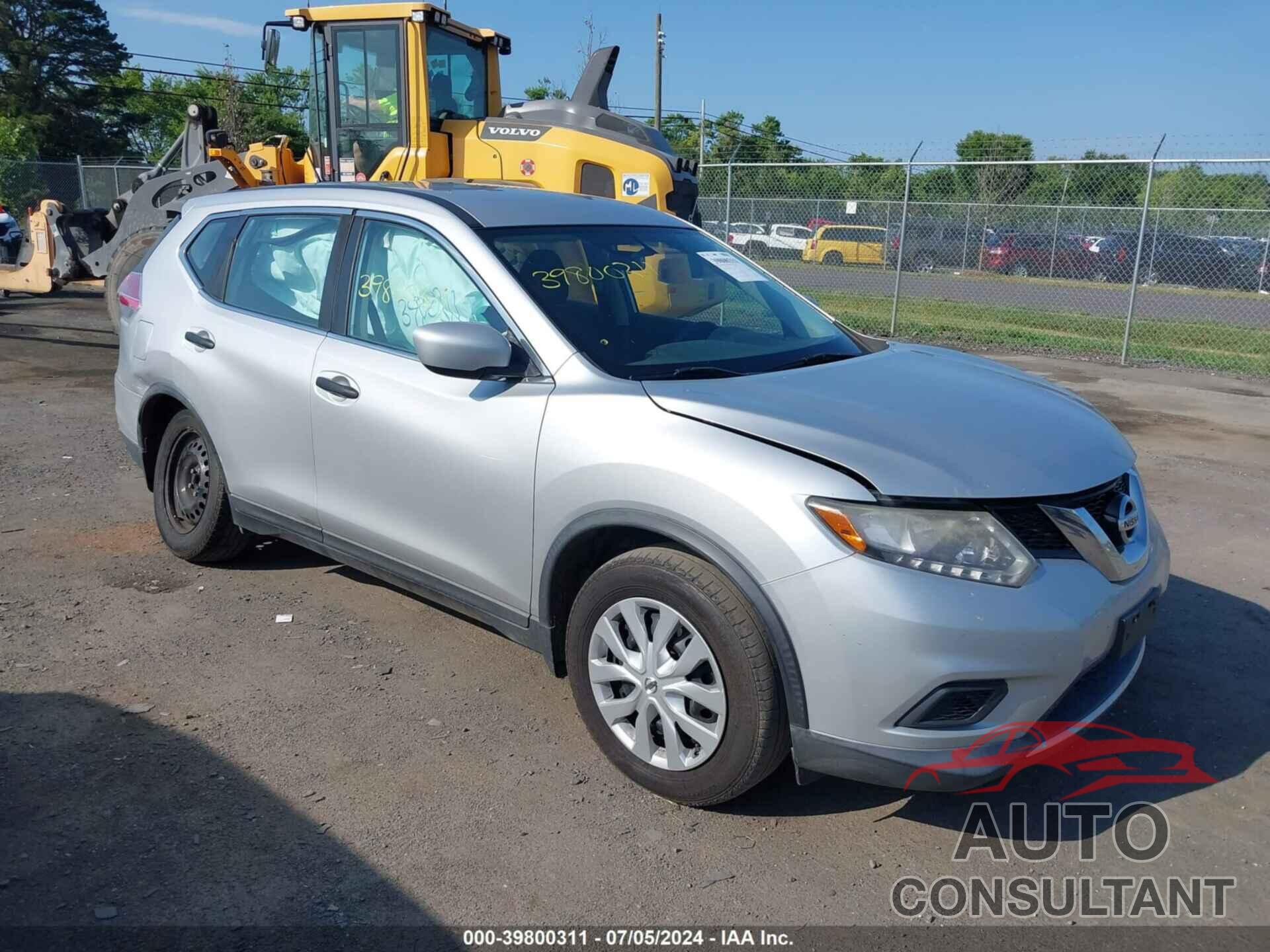 NISSAN ROGUE 2016 - KNMAT2MT1GP639890