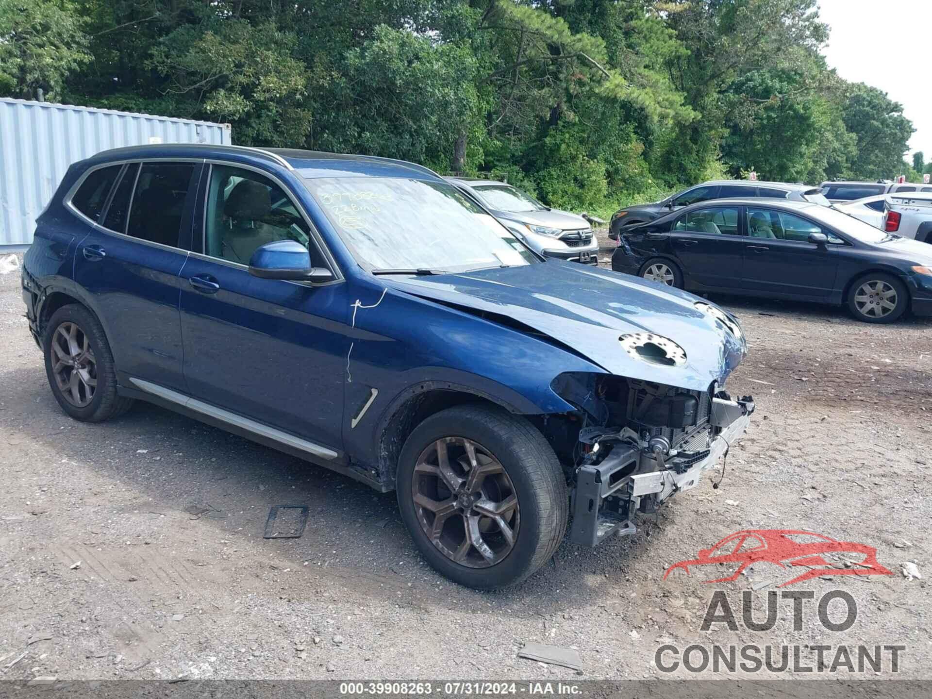 BMW X3 2022 - 5UX53DP03N9J41592