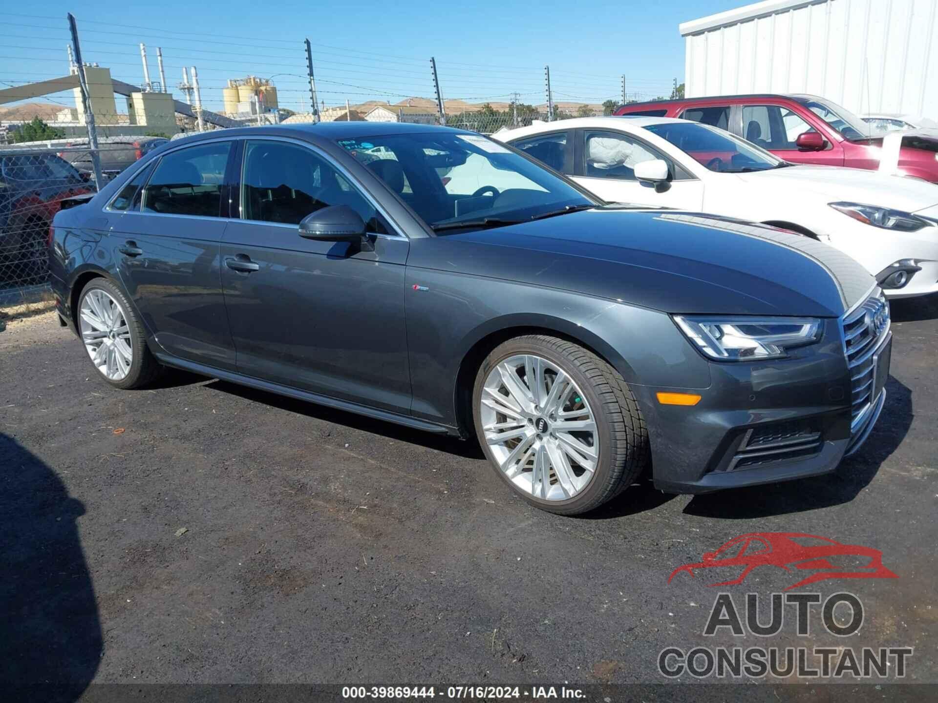 AUDI A4 2017 - WAUENAF40HN028481