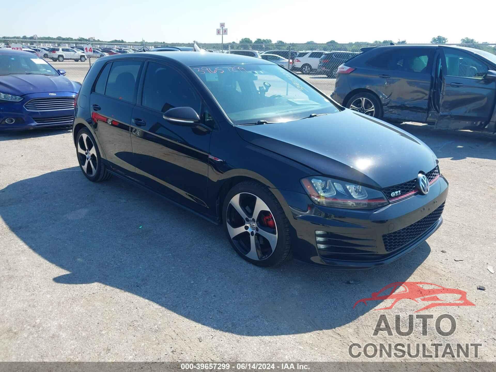 VOLKSWAGEN GOLF GTI 2017 - 3VW4T7AU8HM009277