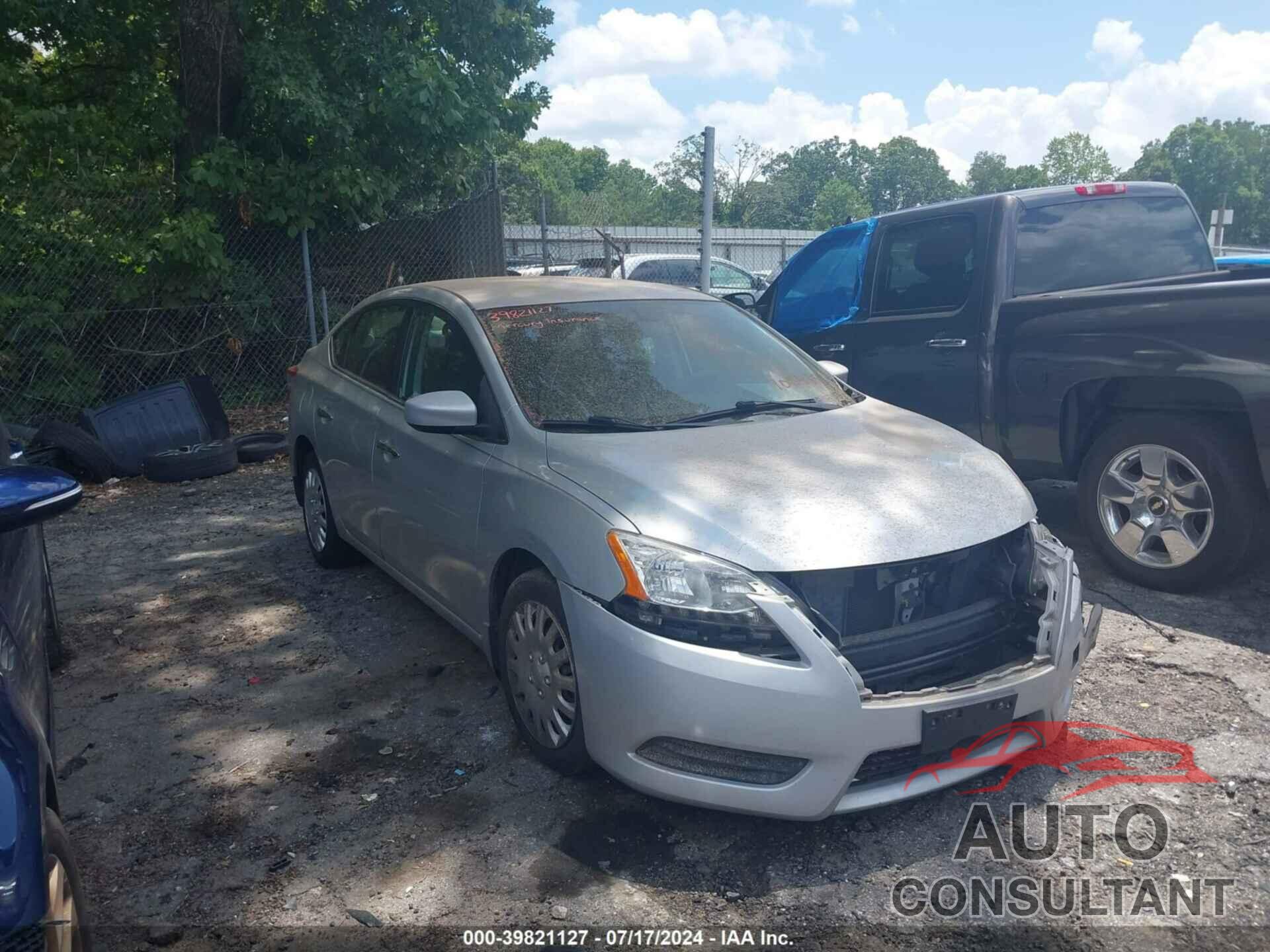 NISSAN SENTRA 2013 - 3N1AB7AP5DL705438