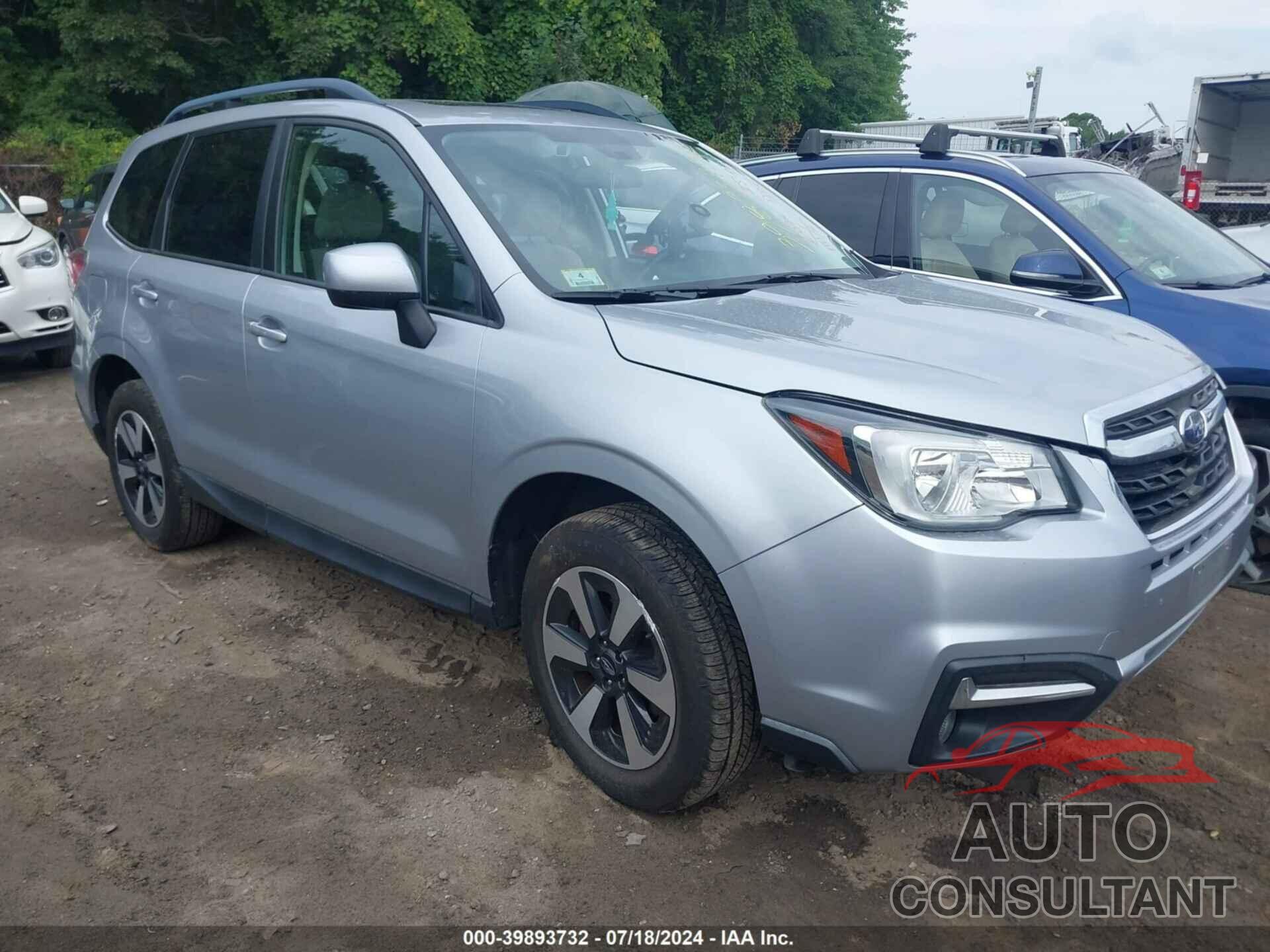 SUBARU FORESTER 2018 - JF2SJAGCXJH456037