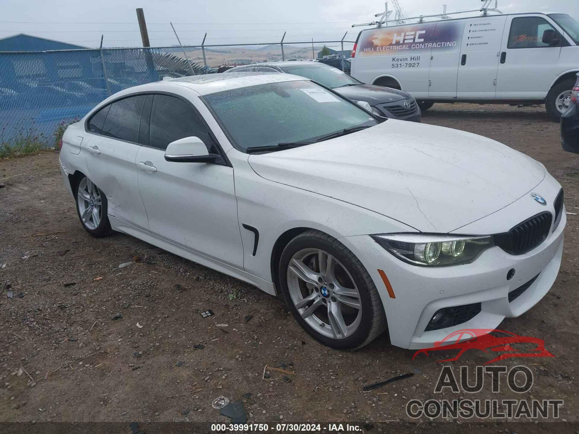 BMW 430I GRAN COUPE 2019 - WBA4J1C55KBM12012