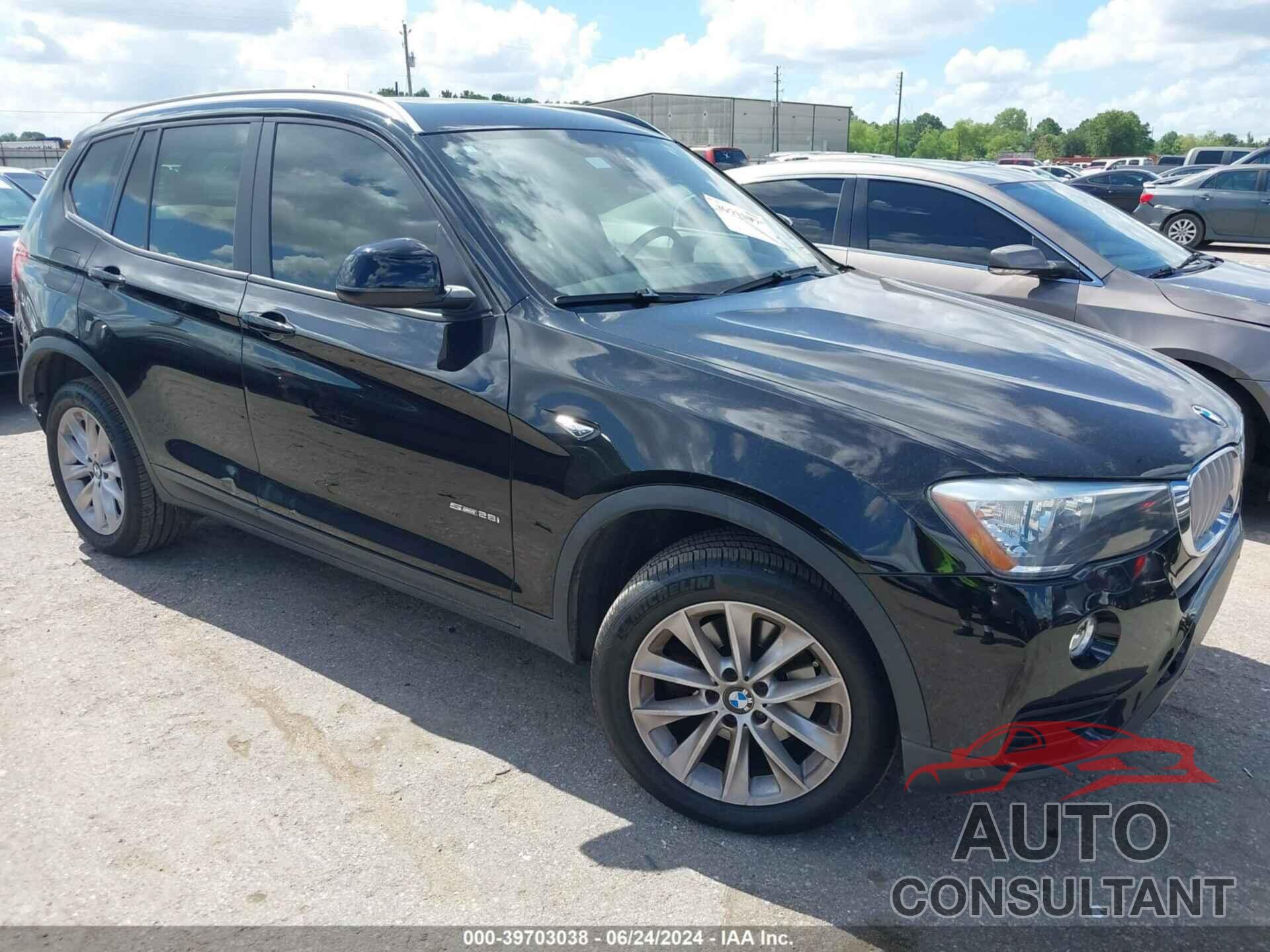 BMW X3 2017 - 5UXWZ7C54H0T44084