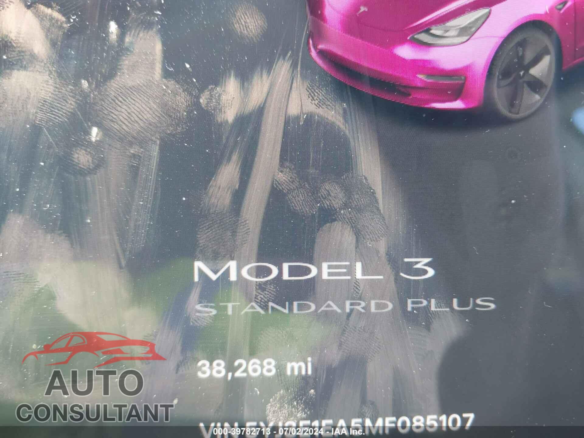 TESLA MODEL 3 2021 - 5YJ3E1EA5MF085107