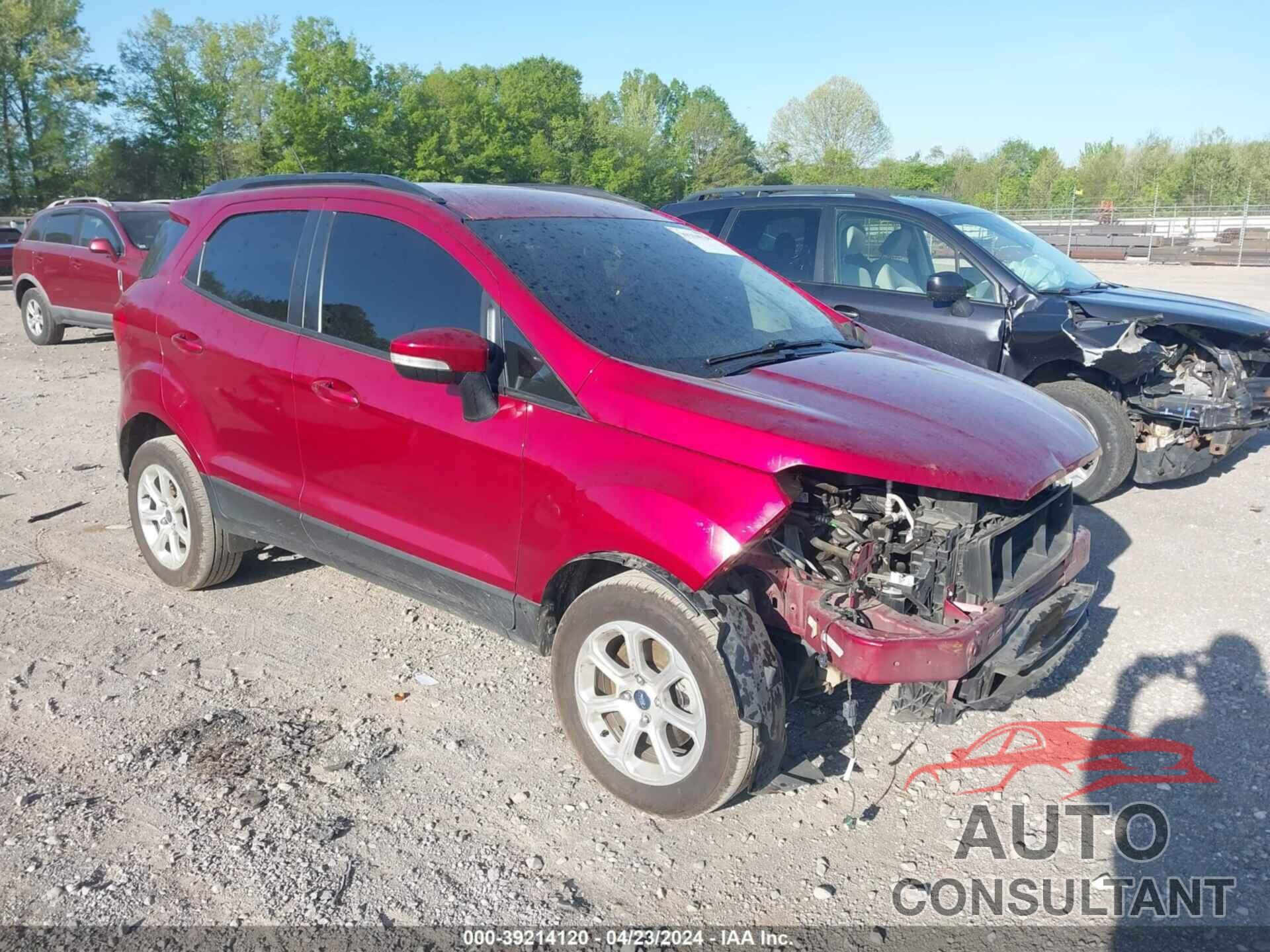 FORD ECOSPORT 2018 - MAJ6P1UL8JC173674