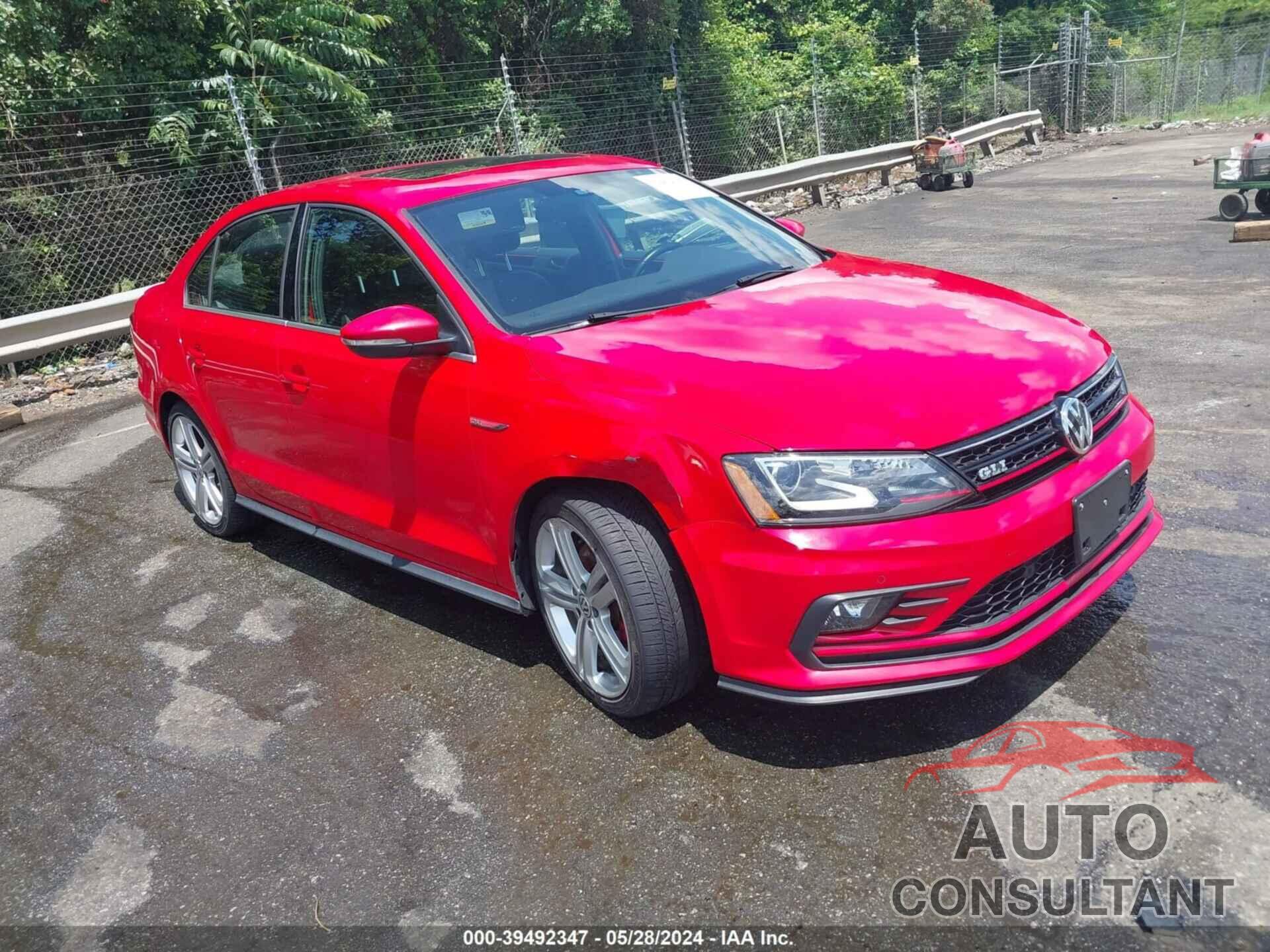 VOLKSWAGEN JETTA 2016 - 3VW5T7AJ7GM222147