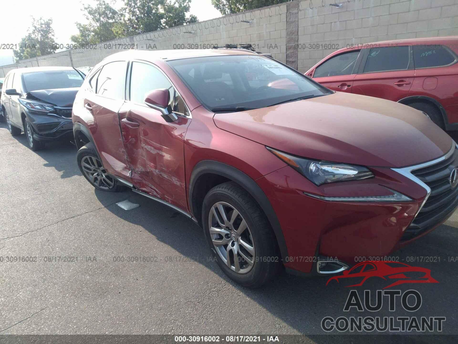 LEXUS NX 200T 2016 - JTJYARBZ9G2024745