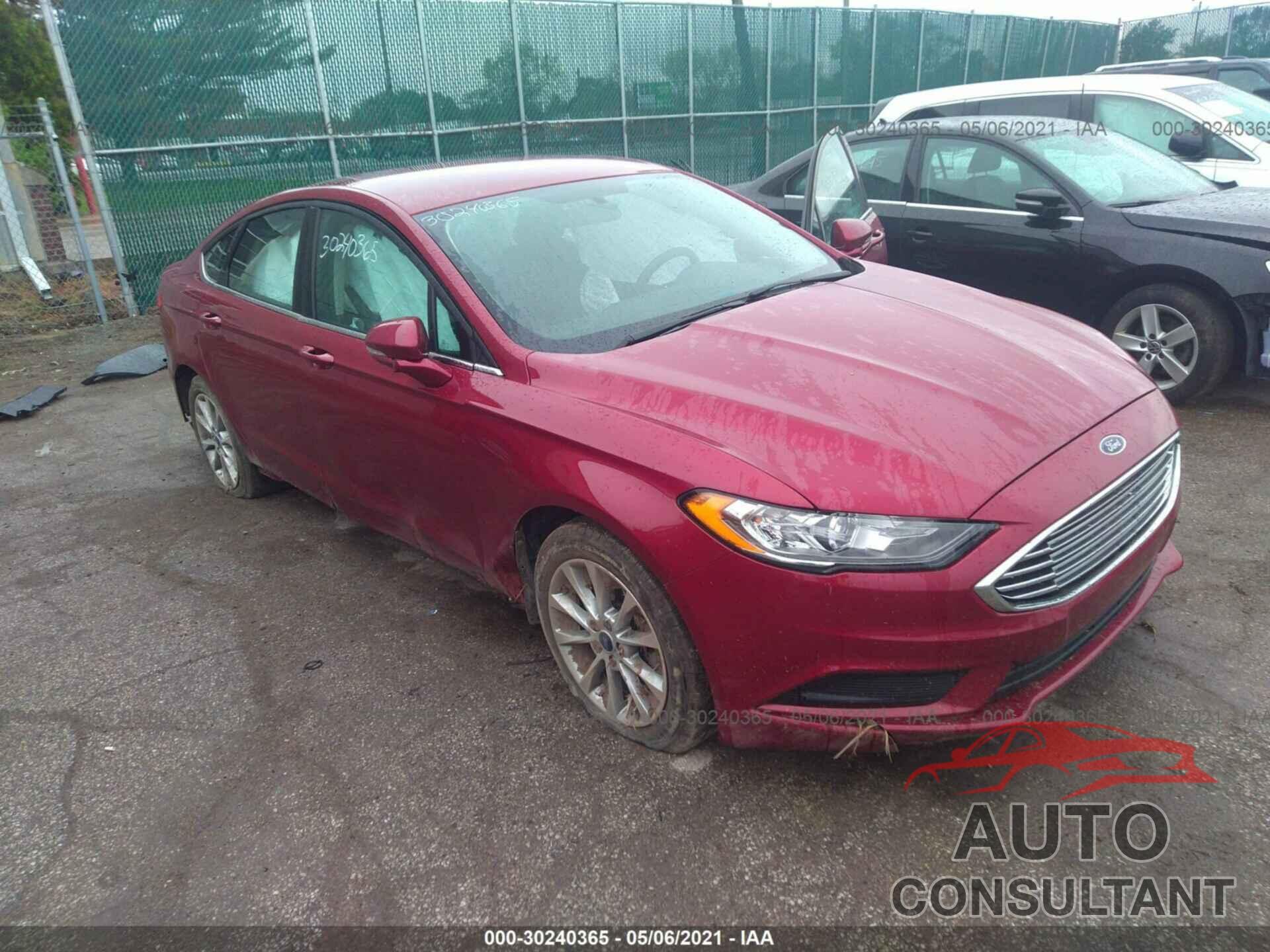 FORD FUSION 2017 - 3FA6P0H73HR109108