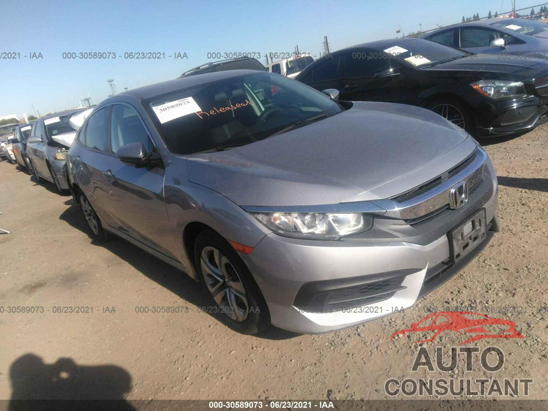 HONDA CIVIC SEDAN 2016 - 2HGFC2F51GH555059