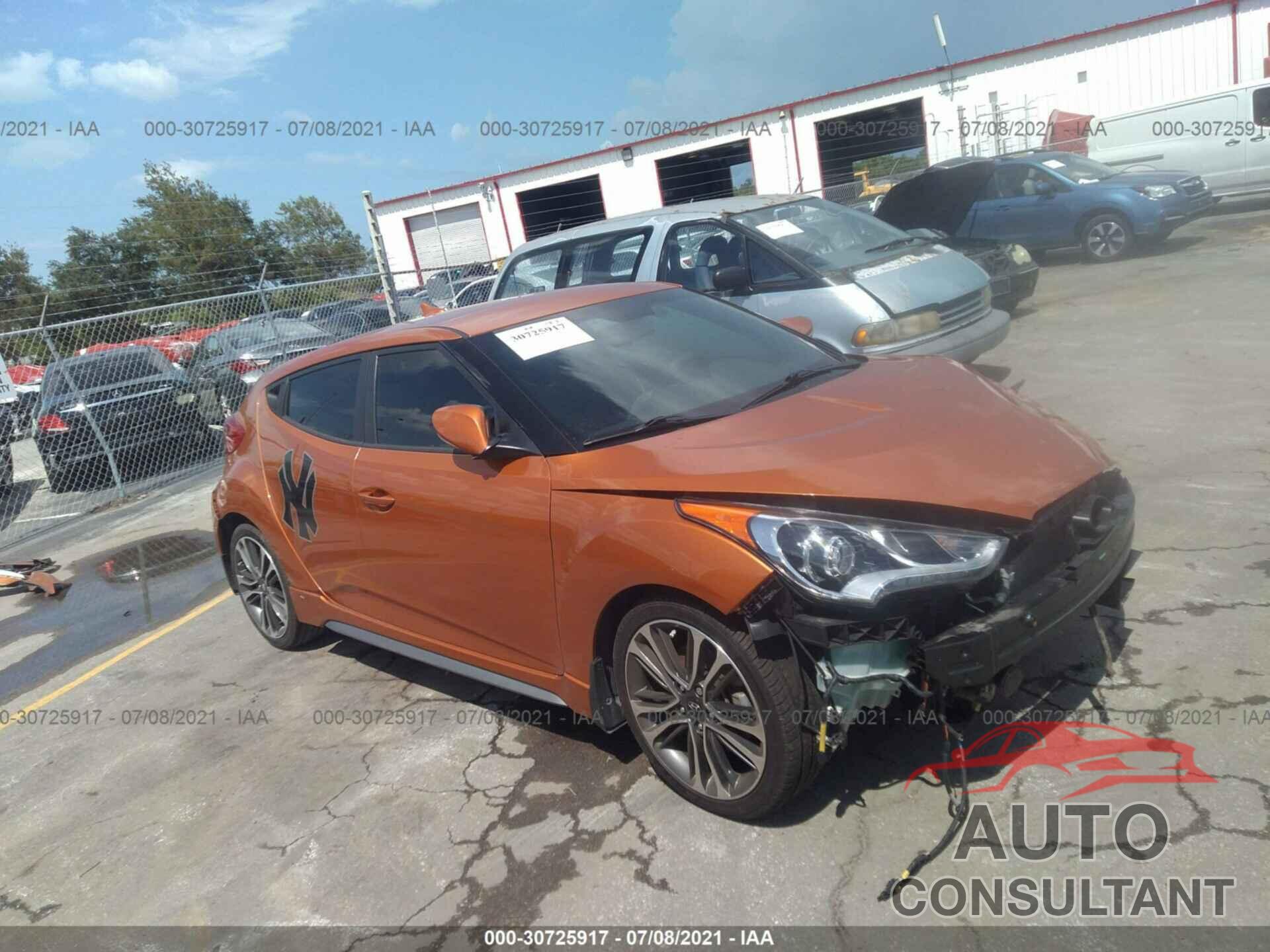 HYUNDAI VELOSTER 2016 - KMHTC6AE5GU289618