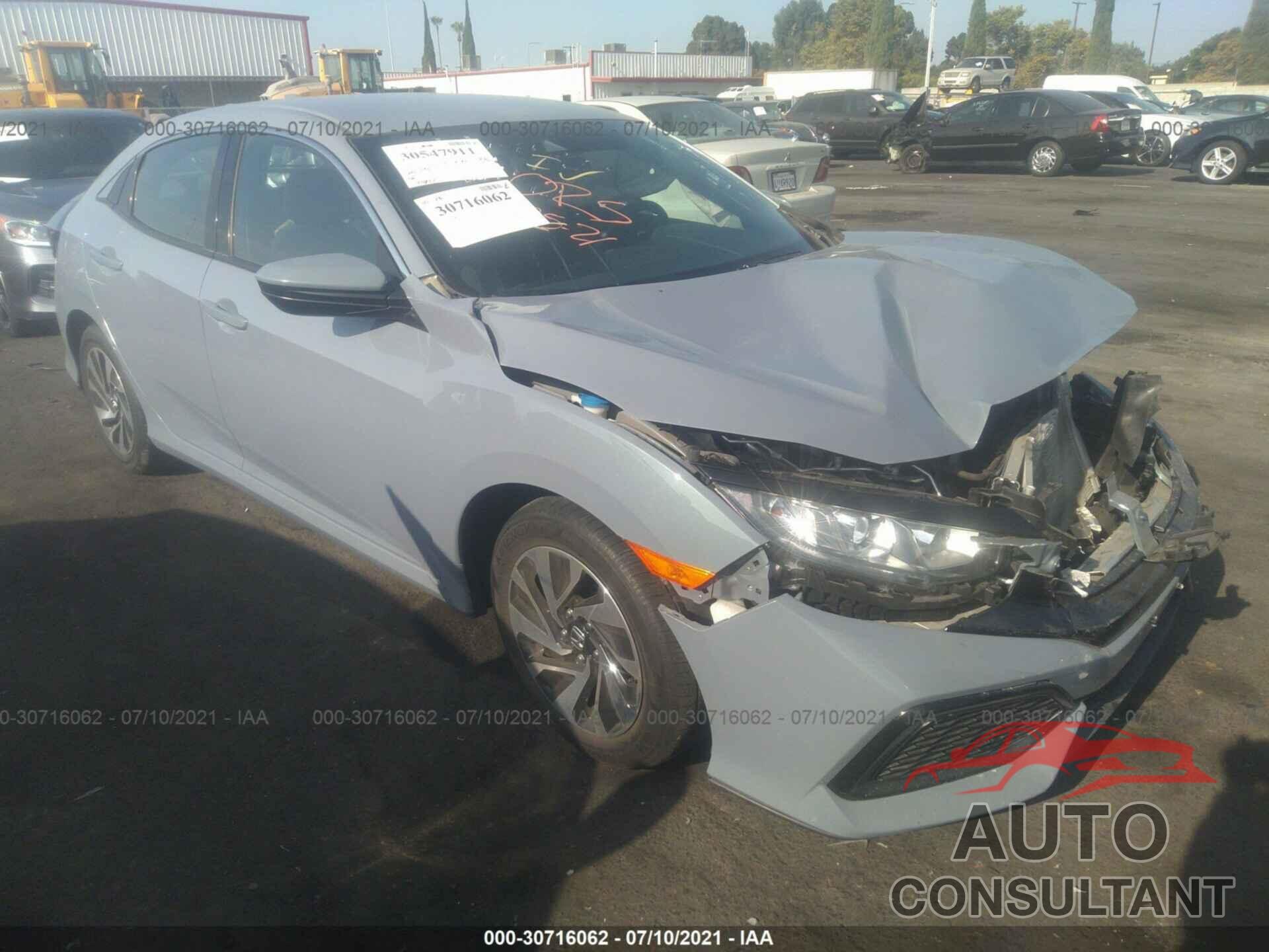 HONDA CIVIC HATCHBACK 2019 - SHHFK7H35KU402210