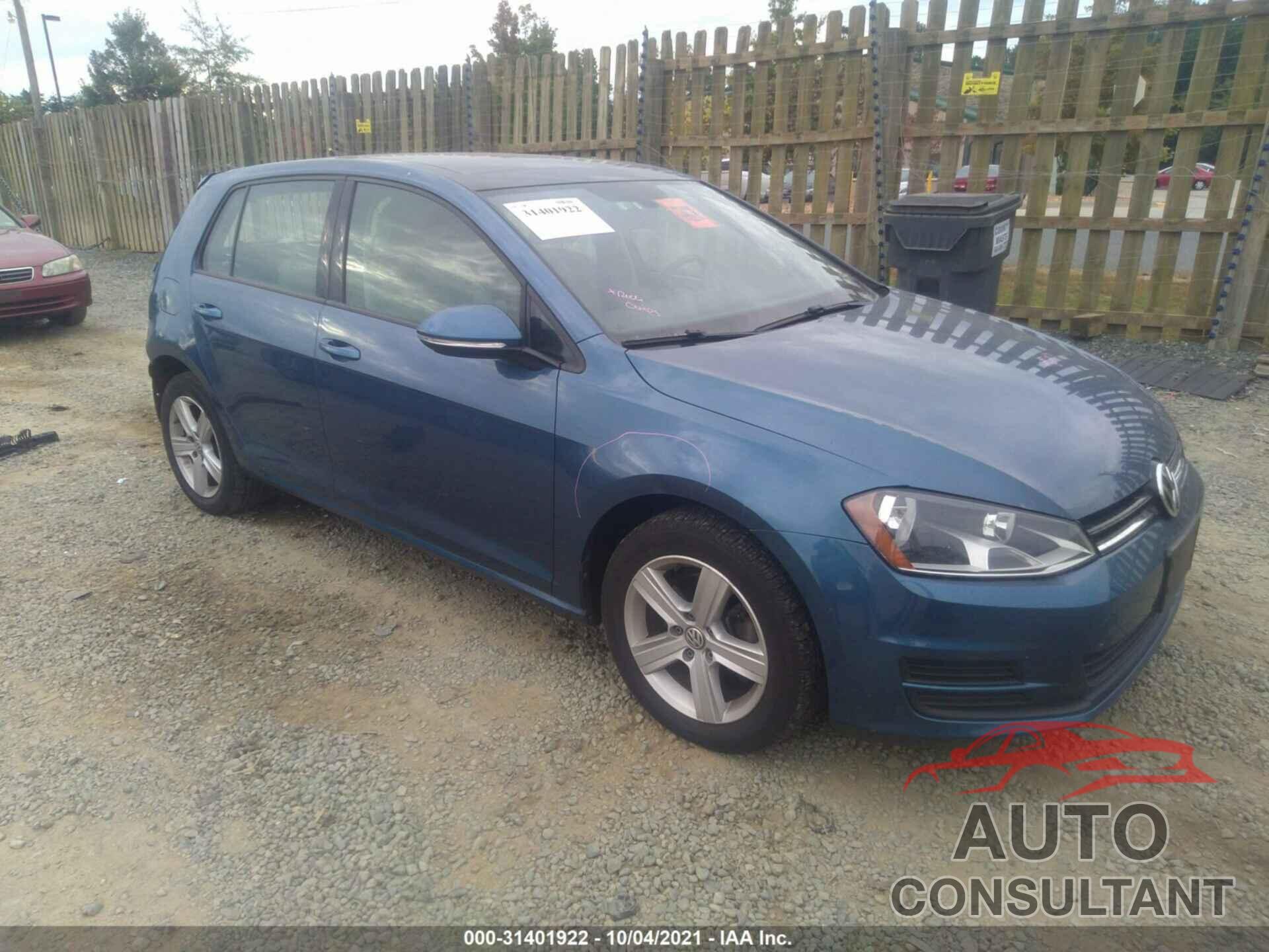 VOLKSWAGEN GOLF 2017 - 3VW217AU0HM004524