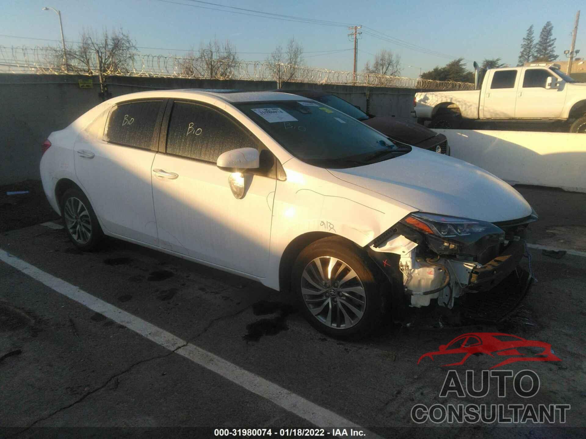 TOYOTA COROLLA 2018 - 2T1BURHE9JC033376