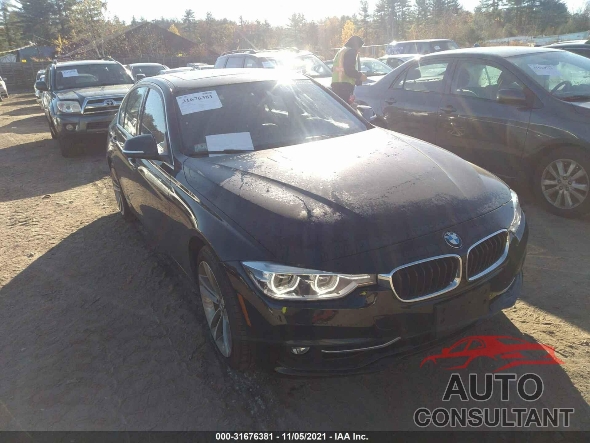 BMW 3 SERIES 2017 - WBA8B7G3XHNU94711