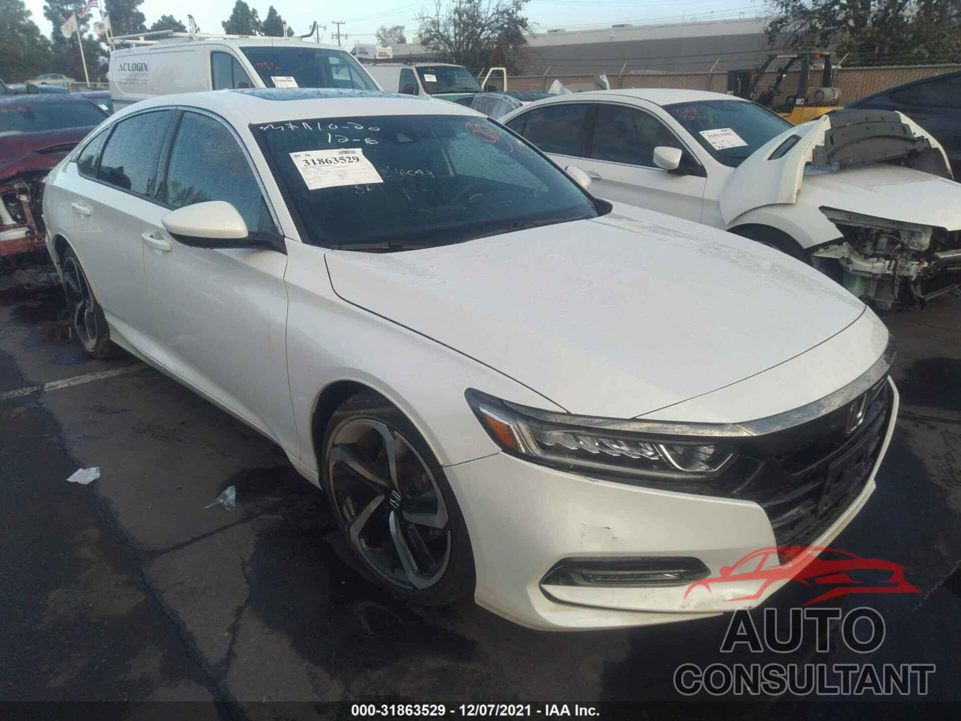 HONDA ACCORD SEDAN 2018 - 1HGCV2F38JA053022