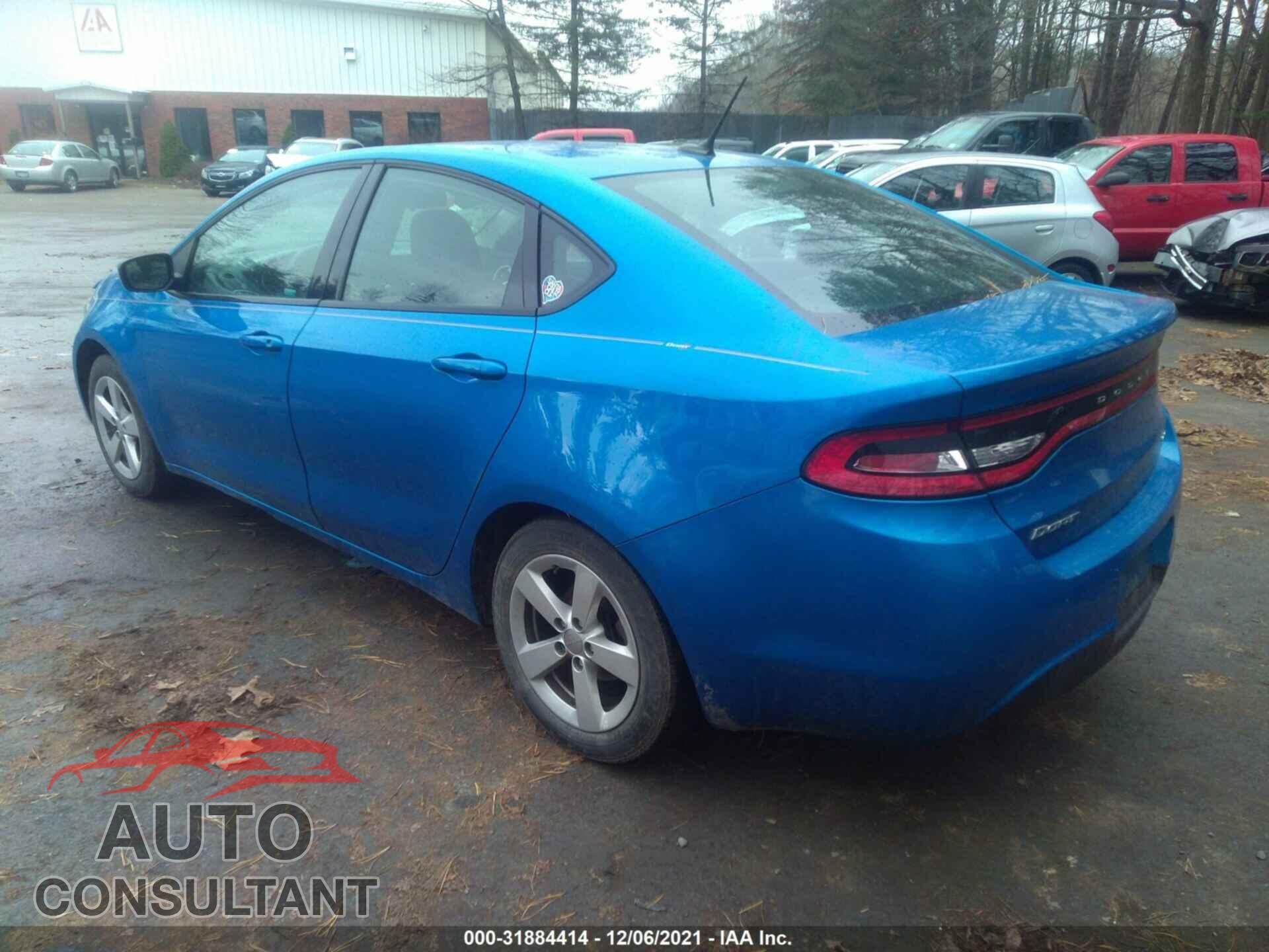 DODGE DART 2016 - 1C3CDFBB4GD667549