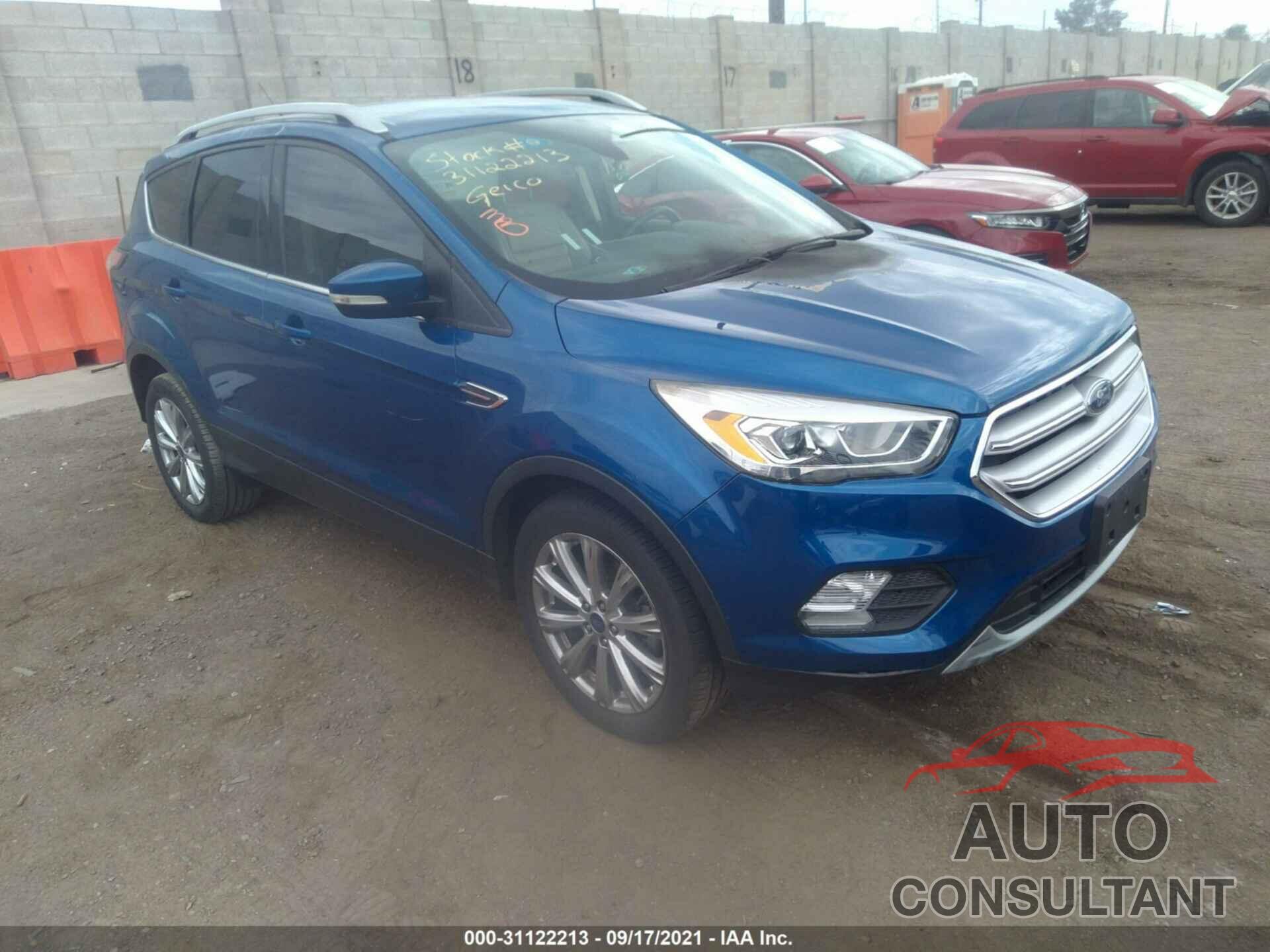 FORD ESCAPE 2017 - 1FMCU0JD0HUB28872