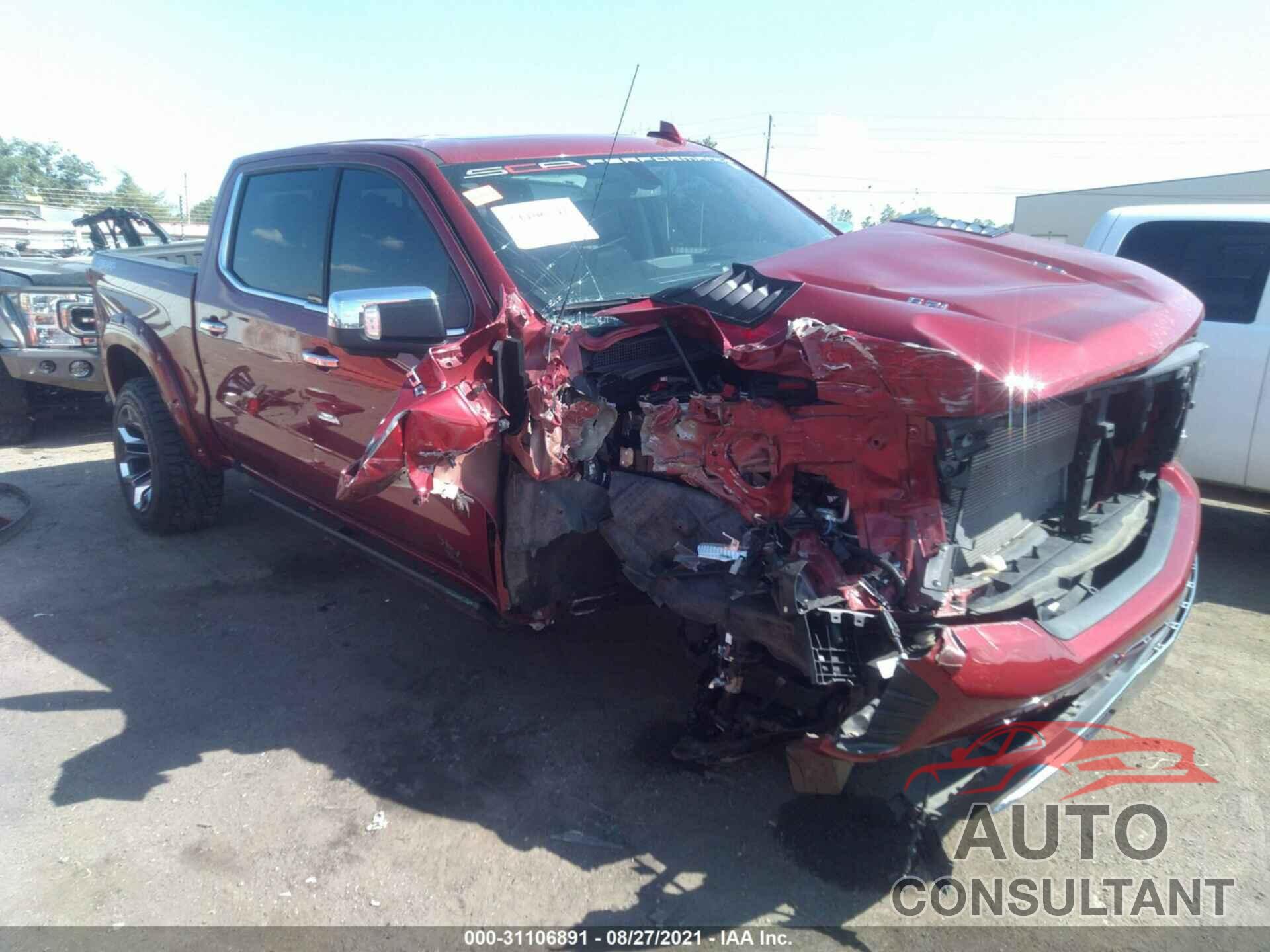 CHEVROLET SILVERADO 1500 2020 - 3GCUYGEL0LG244611