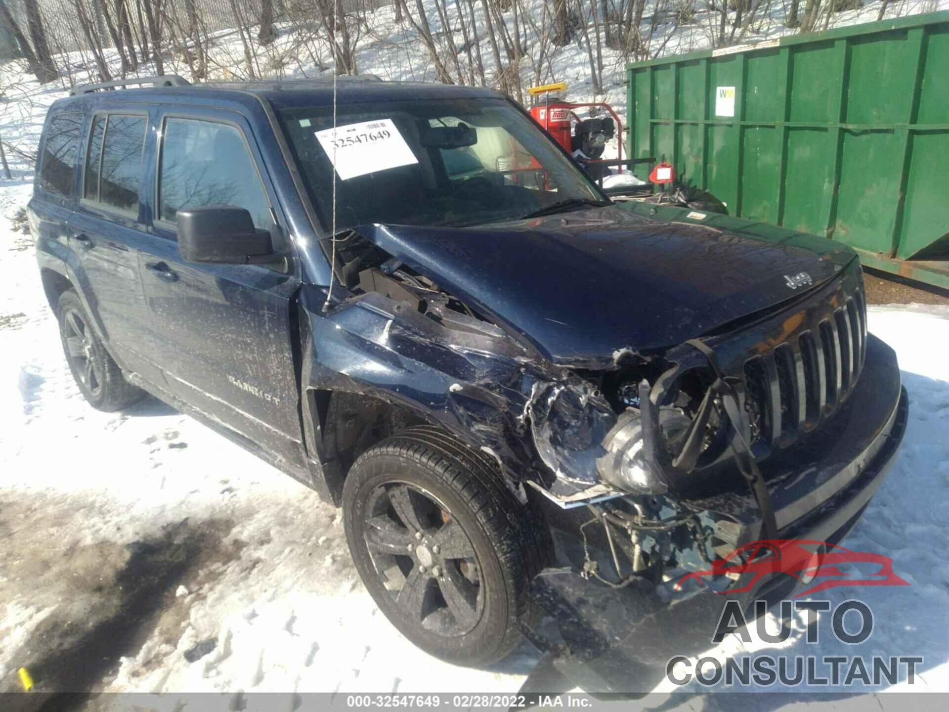 JEEP PATRIOT 2017 - 1C4NJRFB3HD113932