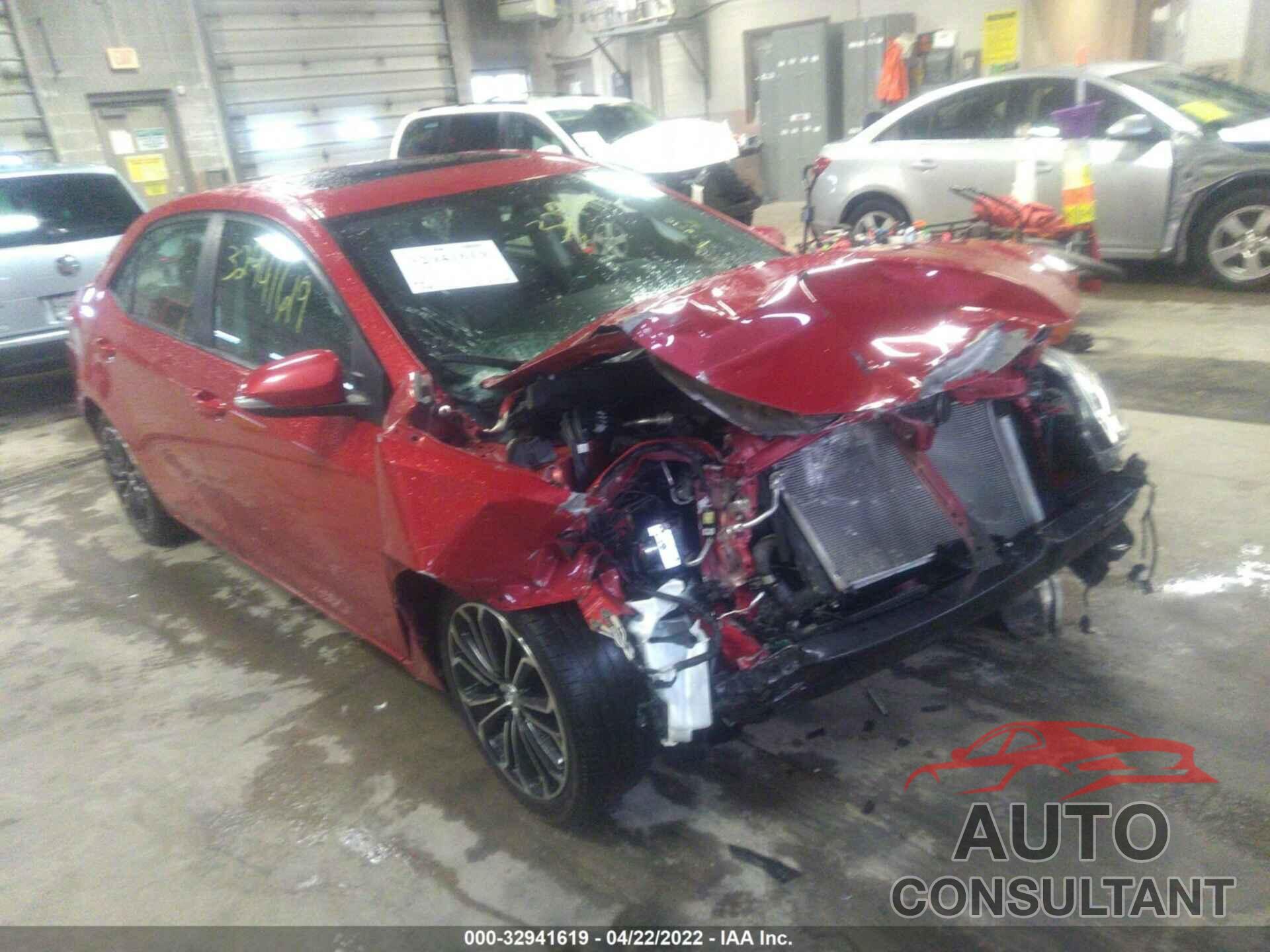 TOYOTA COROLLA 2016 - 2T1BURHE0GC673159