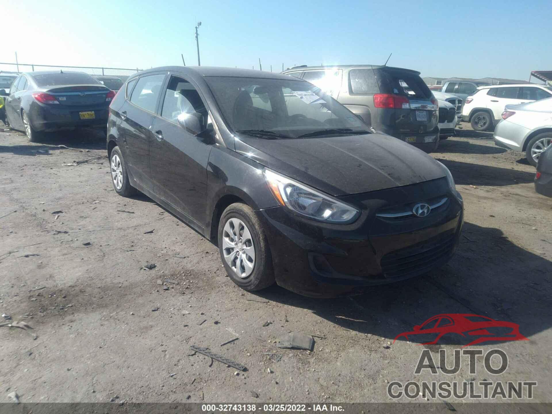 HYUNDAI ACCENT 2017 - KMHCT5AE4HU306520