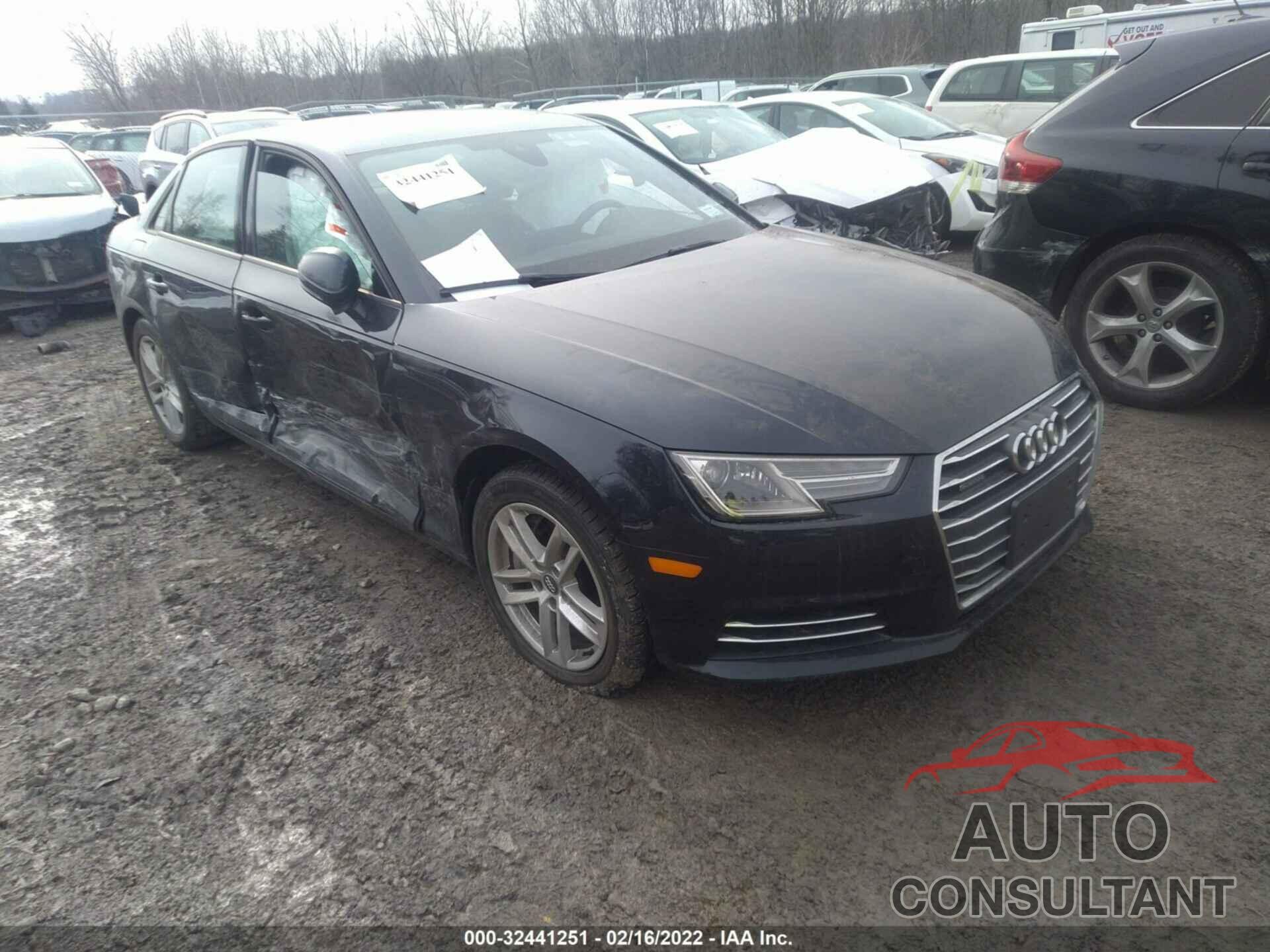 AUDI A4 2017 - WAUANAF42HN018162