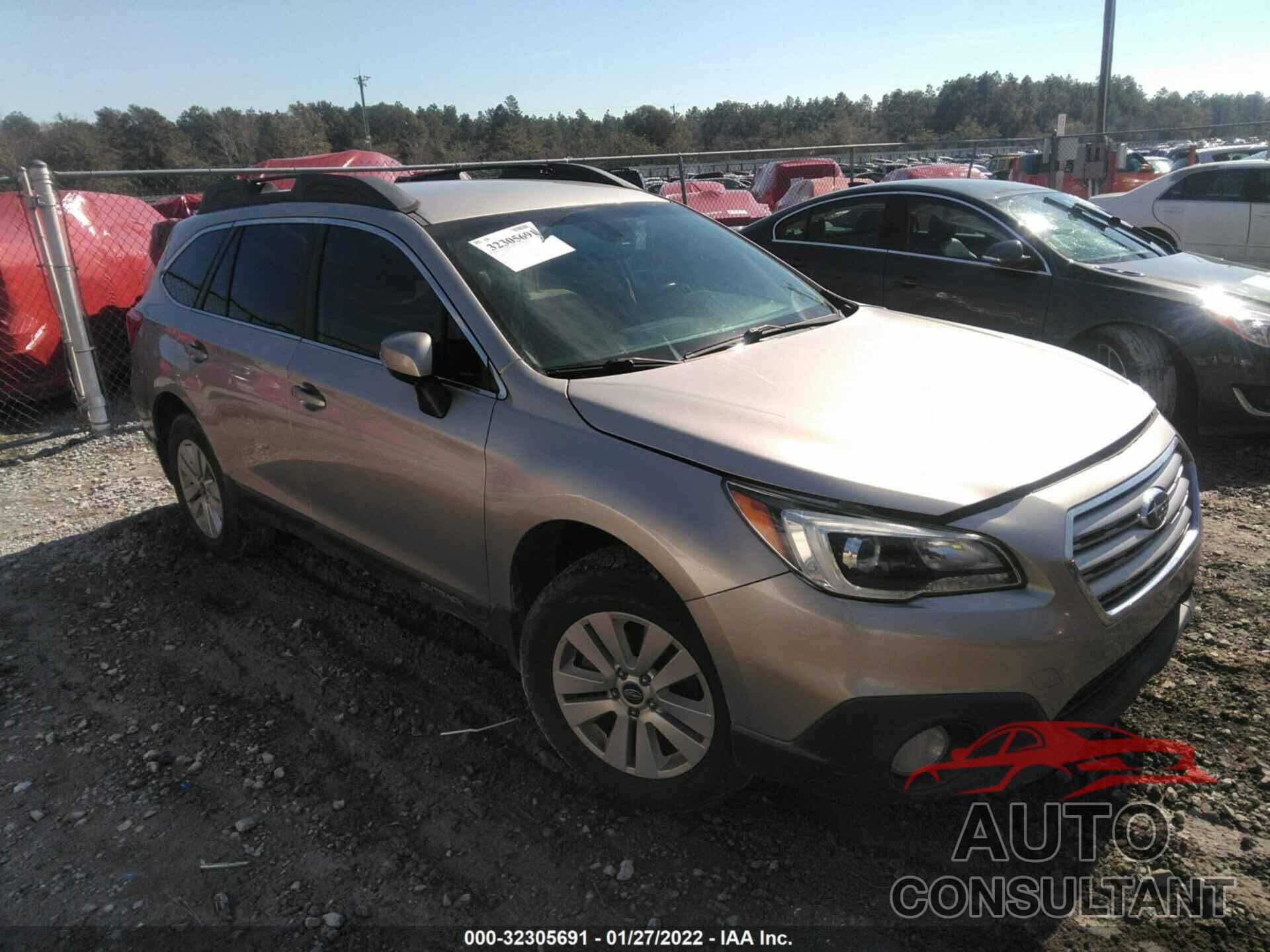 SUBARU OUTBACK 2017 - 4S4BSAFC0H3227334