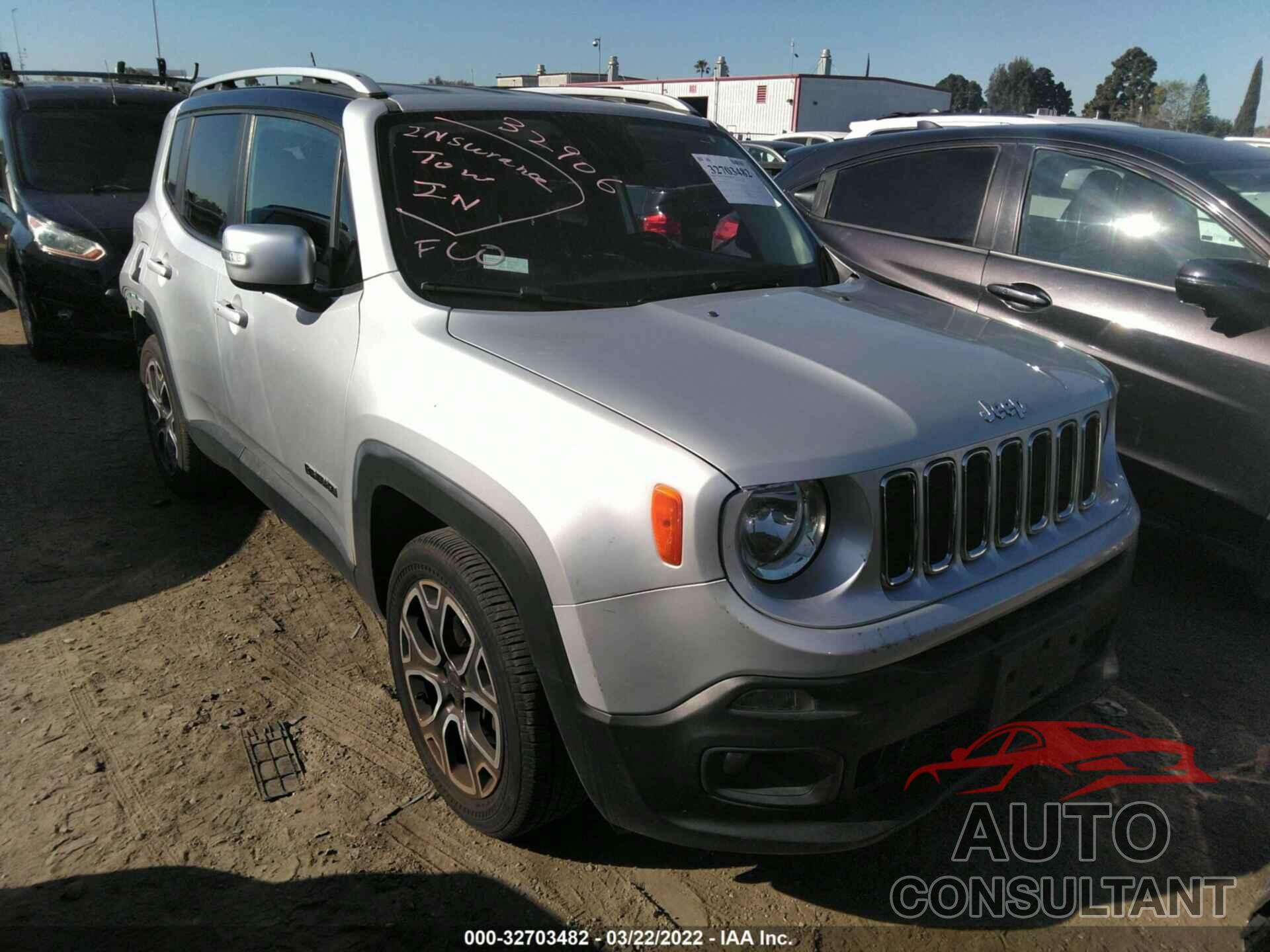 JEEP RENEGADE 2016 - ZACCJADT3GPC77511