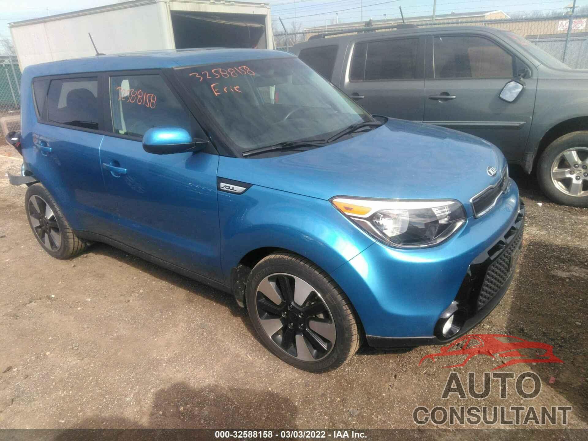 KIA SOUL 2016 - KNDJP3A53G7312505