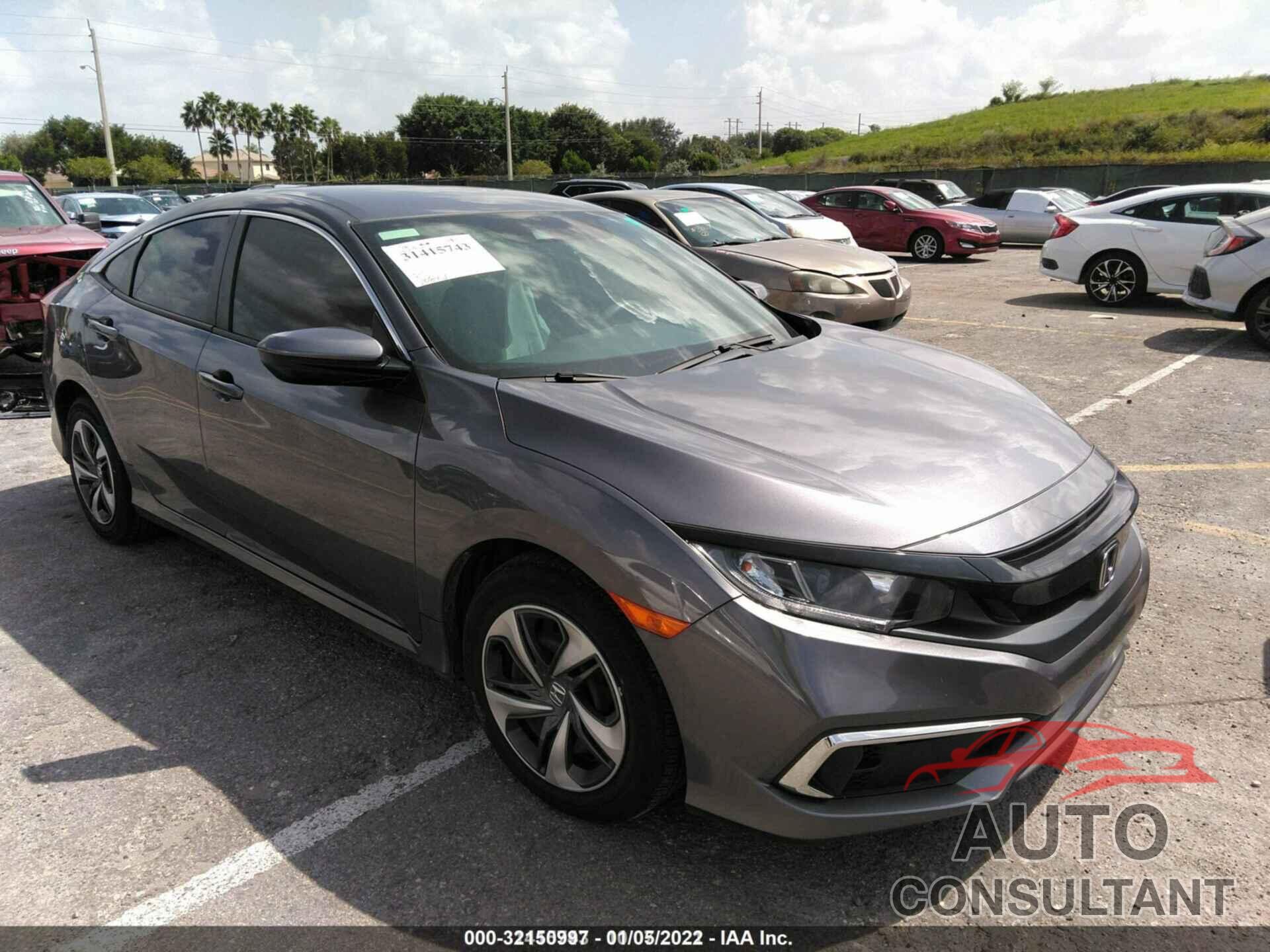 HONDA CIVIC SEDAN 2020 - 19XFC2F6XLE018378