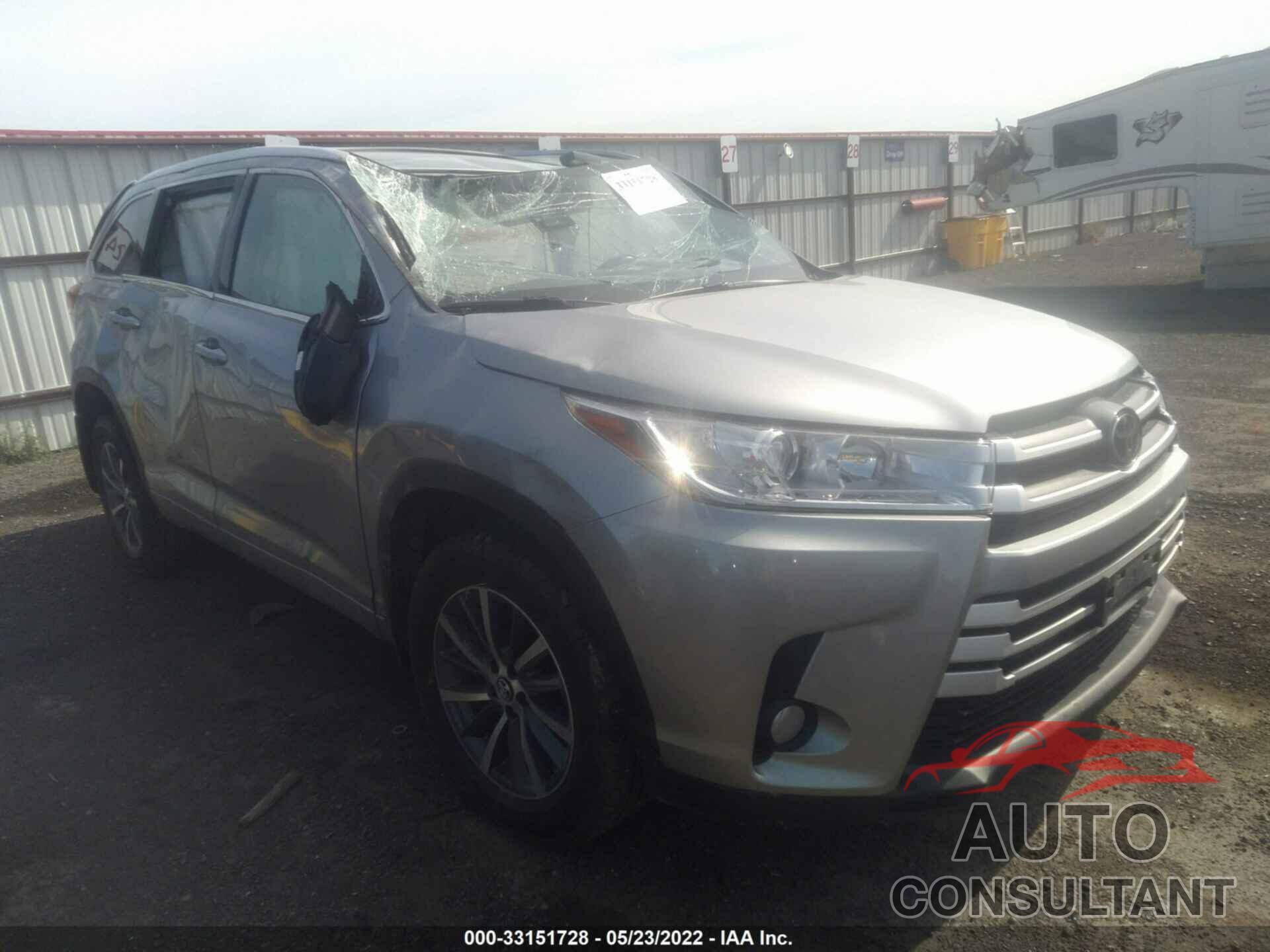 TOYOTA HIGHLANDER 2017 - 5TDJZRFHXHS450680
