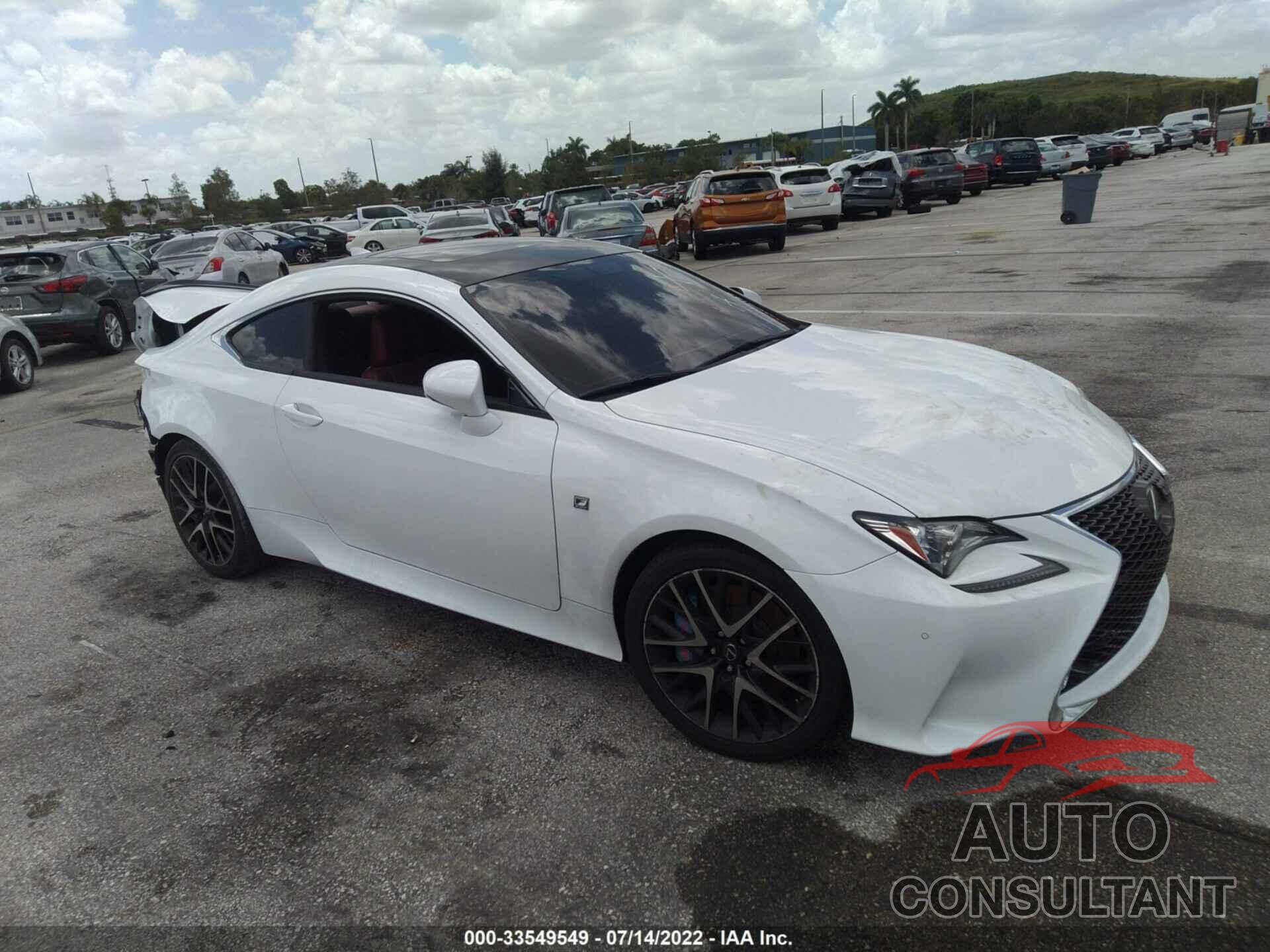 LEXUS RC 200T 2016 - JTHHA5BC1G5000167