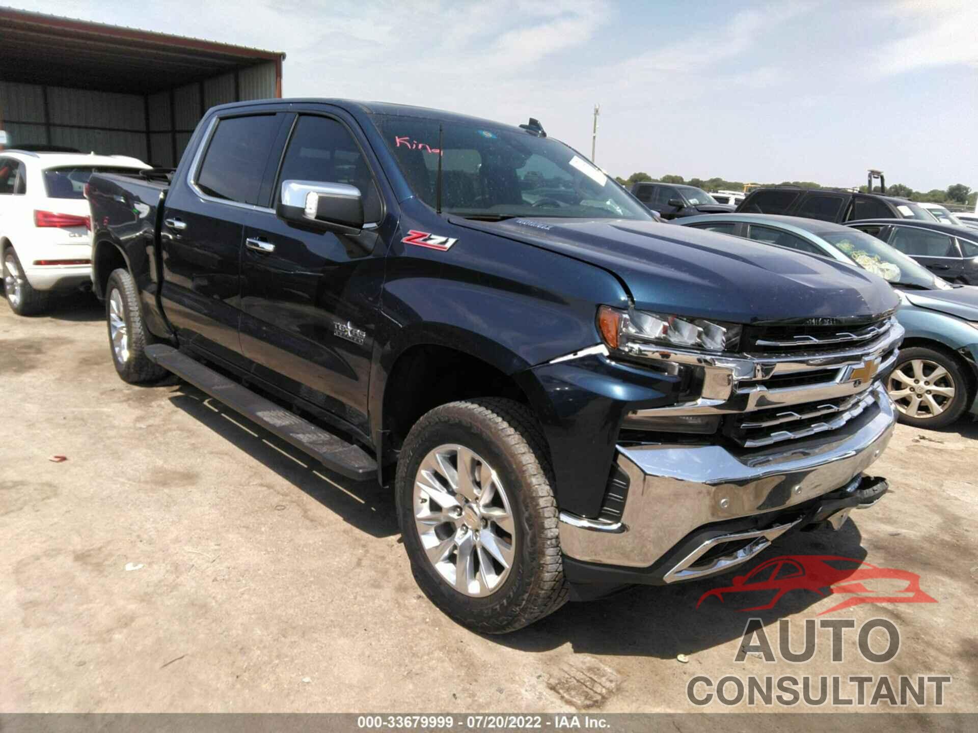 CHEVROLET SILVERADO 1500 2021 - 3GCUYGET8MG375691
