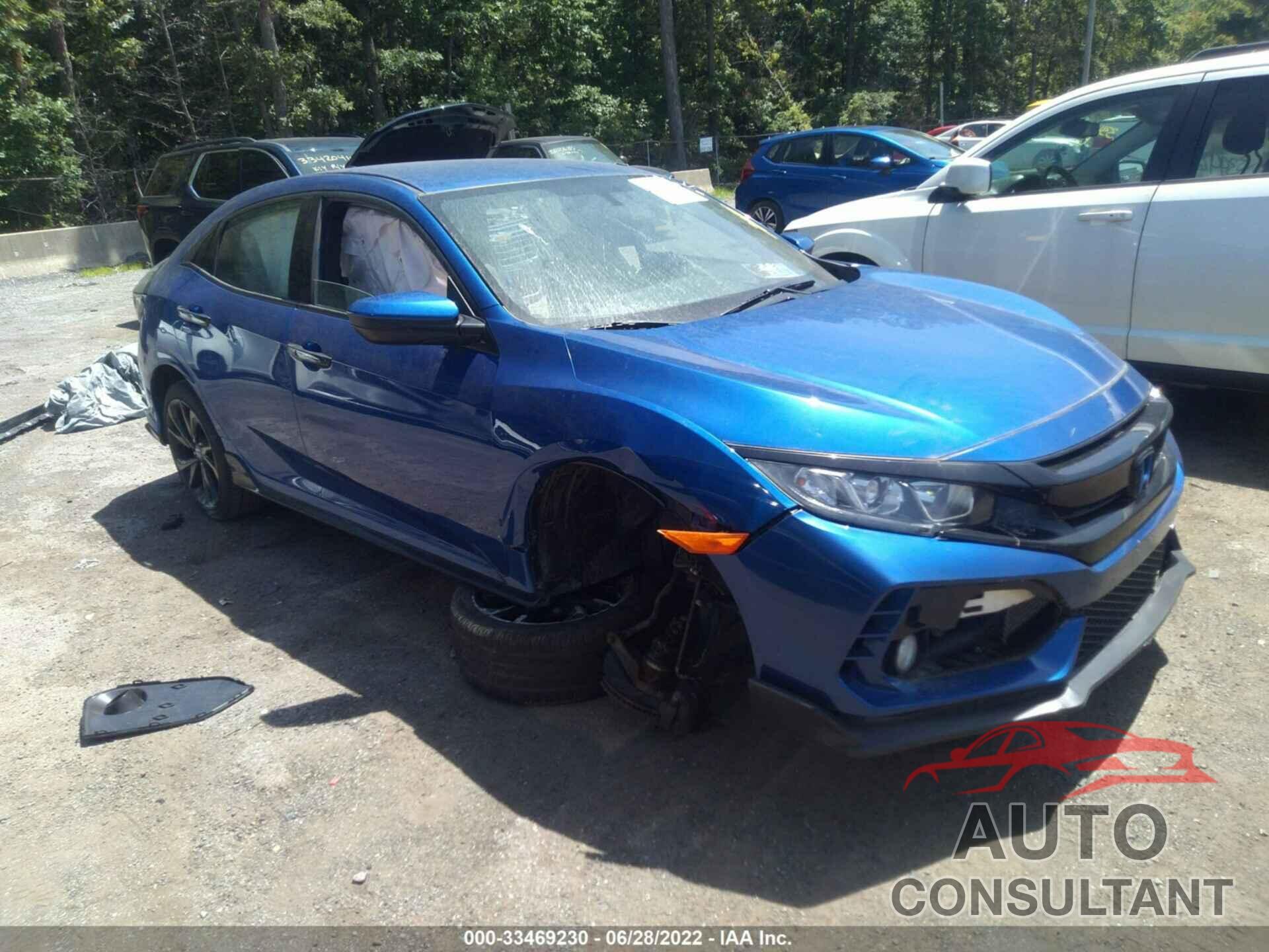 HONDA CIVIC HATCHBACK 2017 - SHHFK7H44HU424426