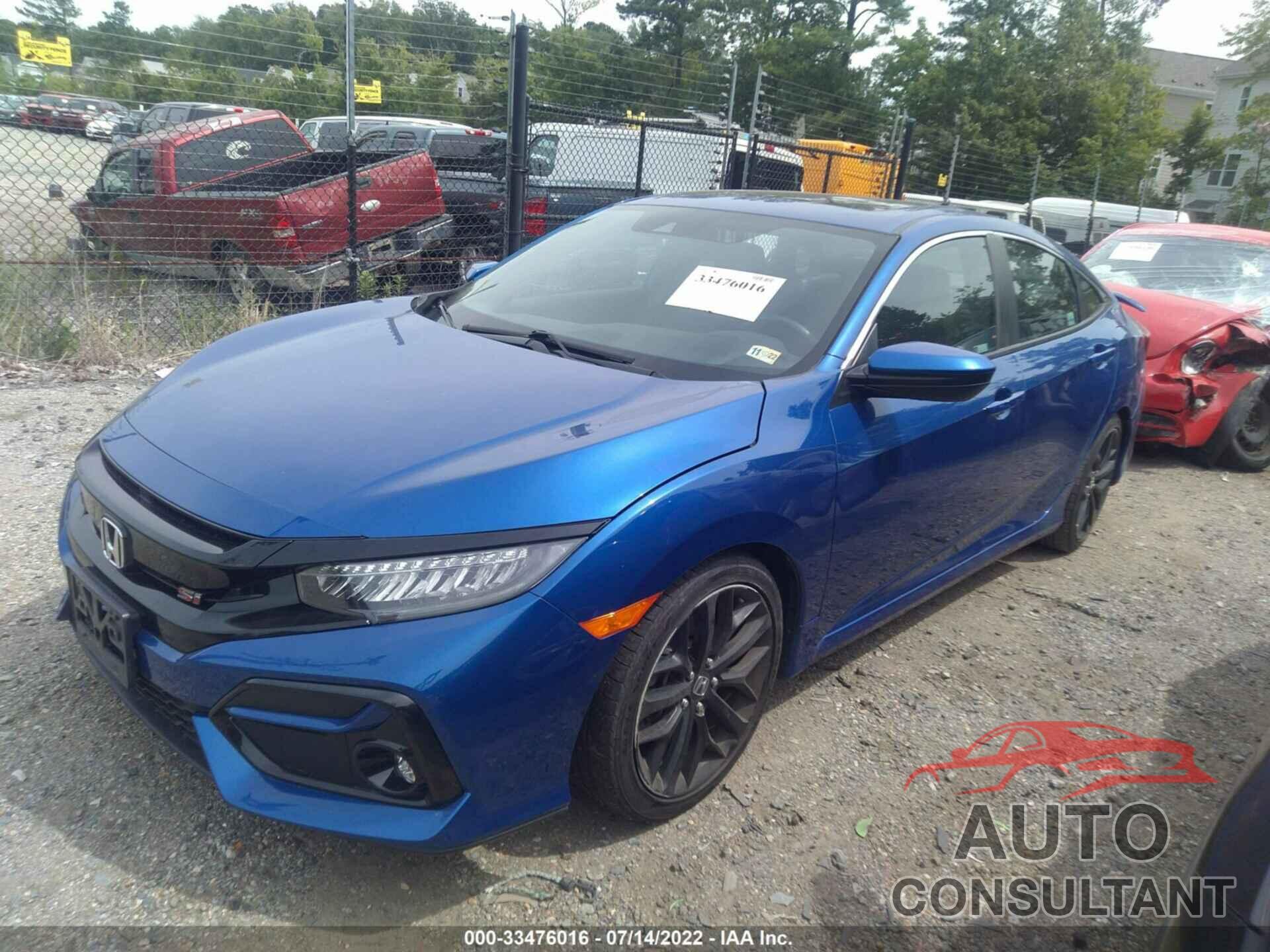 HONDA CIVIC SI SEDAN 2020 - 2HGFC1E53LH708059