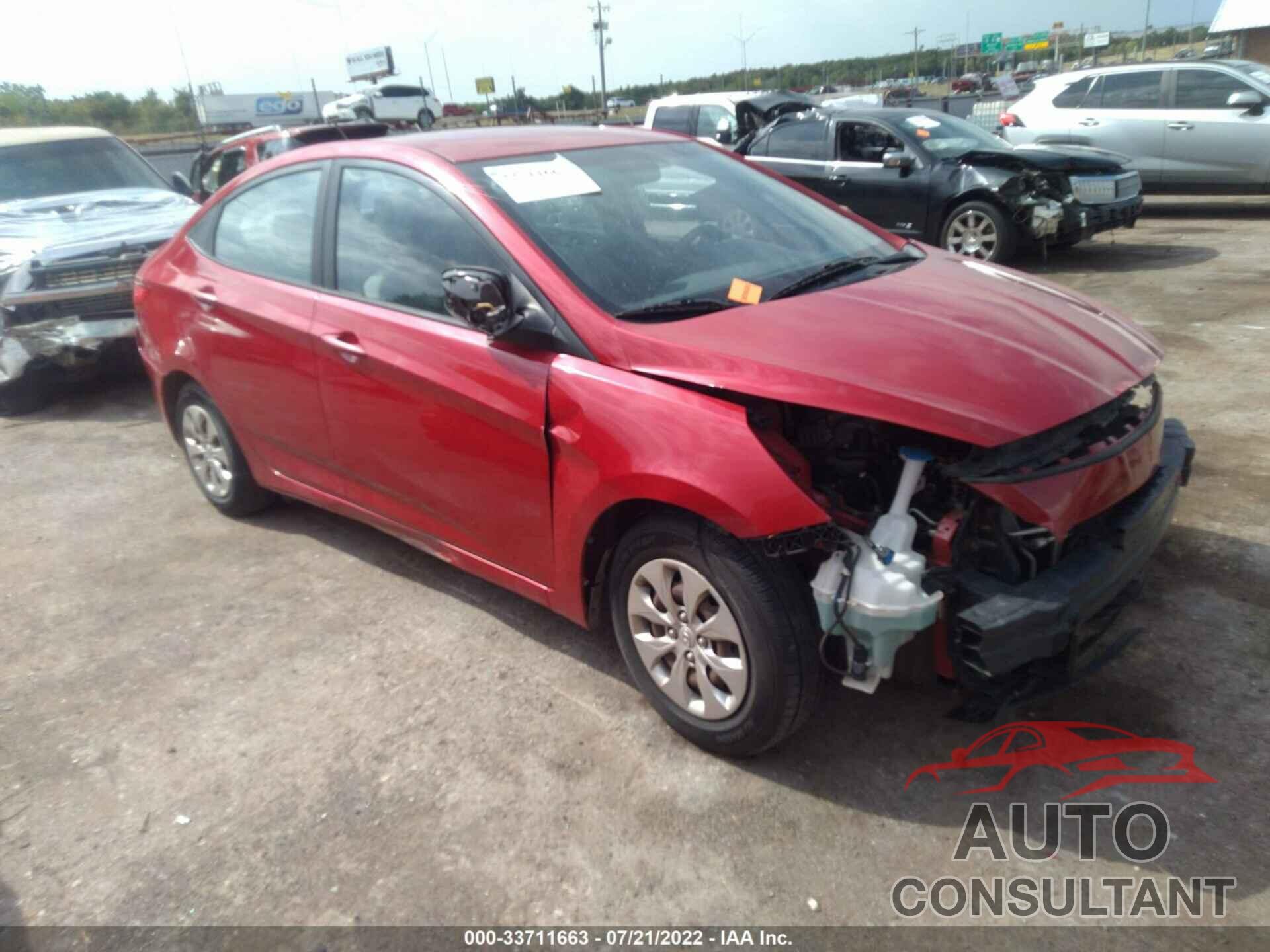 HYUNDAI ACCENT 2016 - KMHCT4AE7GU997843