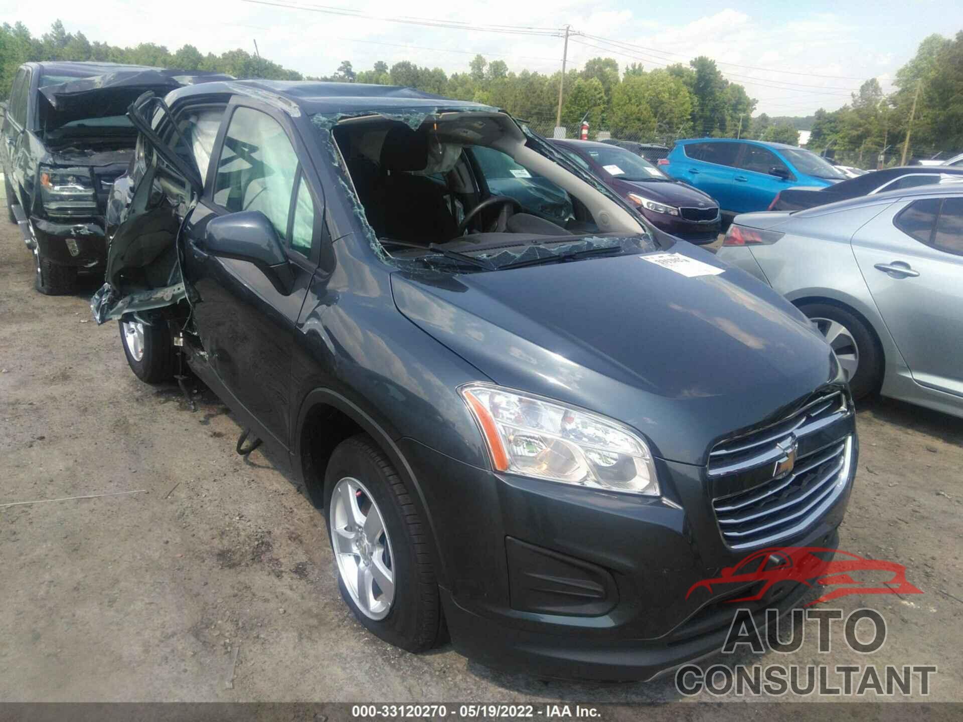 CHEVROLET TRAX 2016 - 3GNCJNSB4GL274893