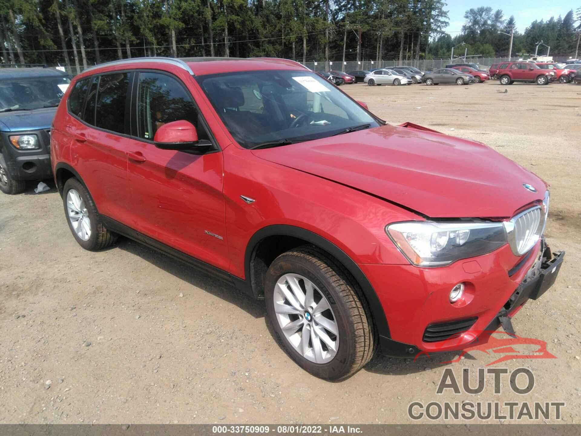 BMW X3 2017 - 5UXWX9C59H0T03645