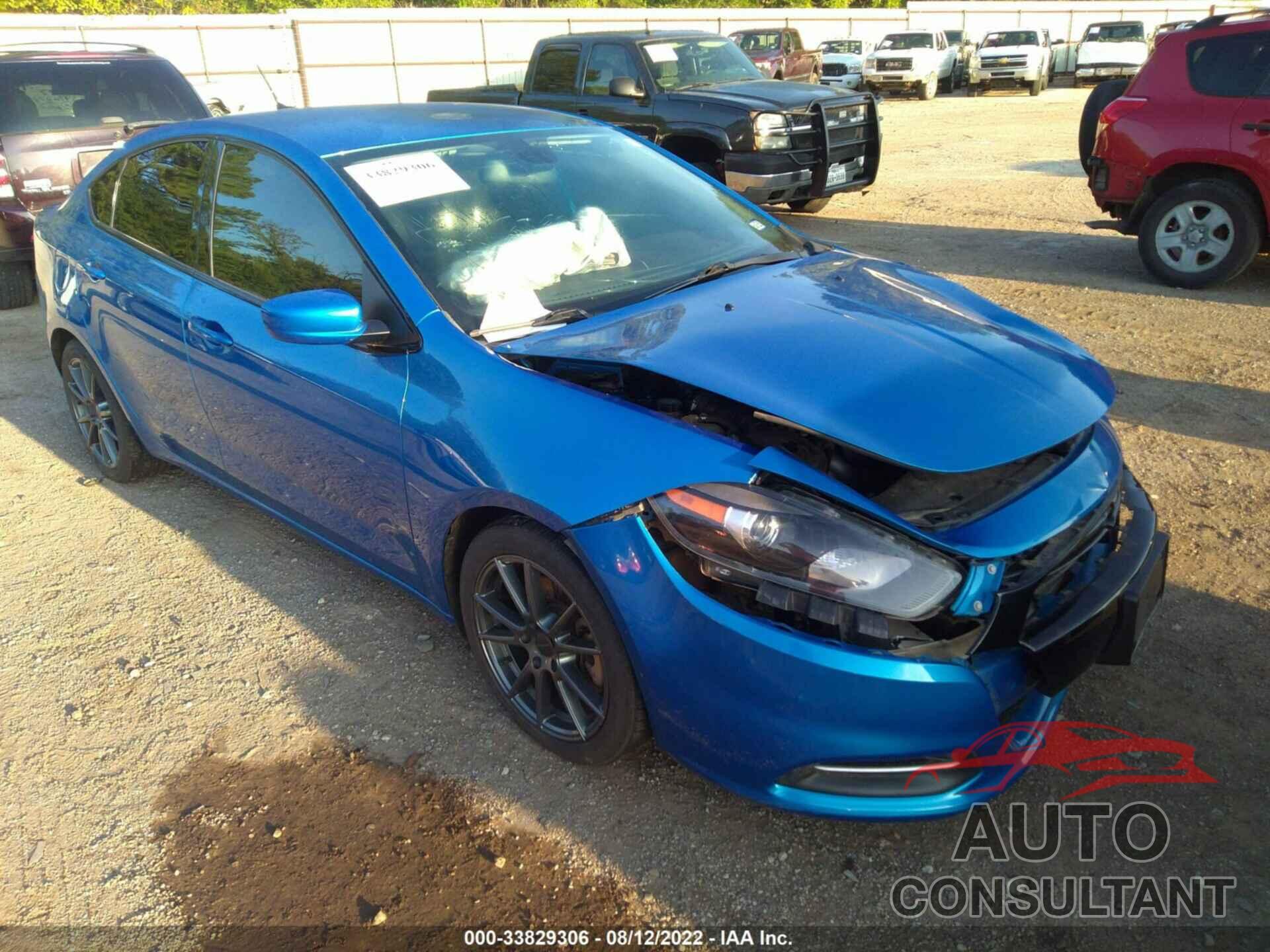 DODGE DART 2016 - 1C3CDFAA3GD625592