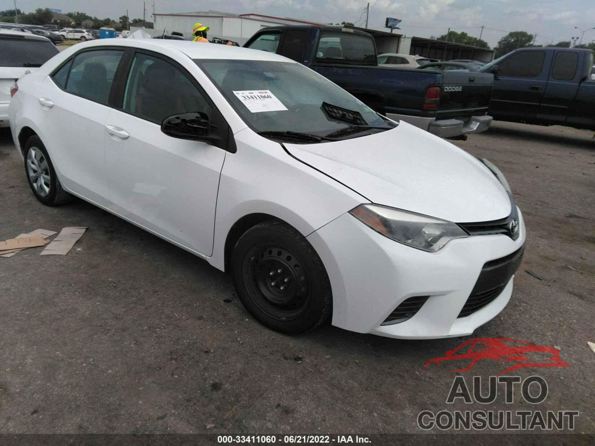 TOYOTA COROLLA 2016 - 2T1BURHE3GC646571