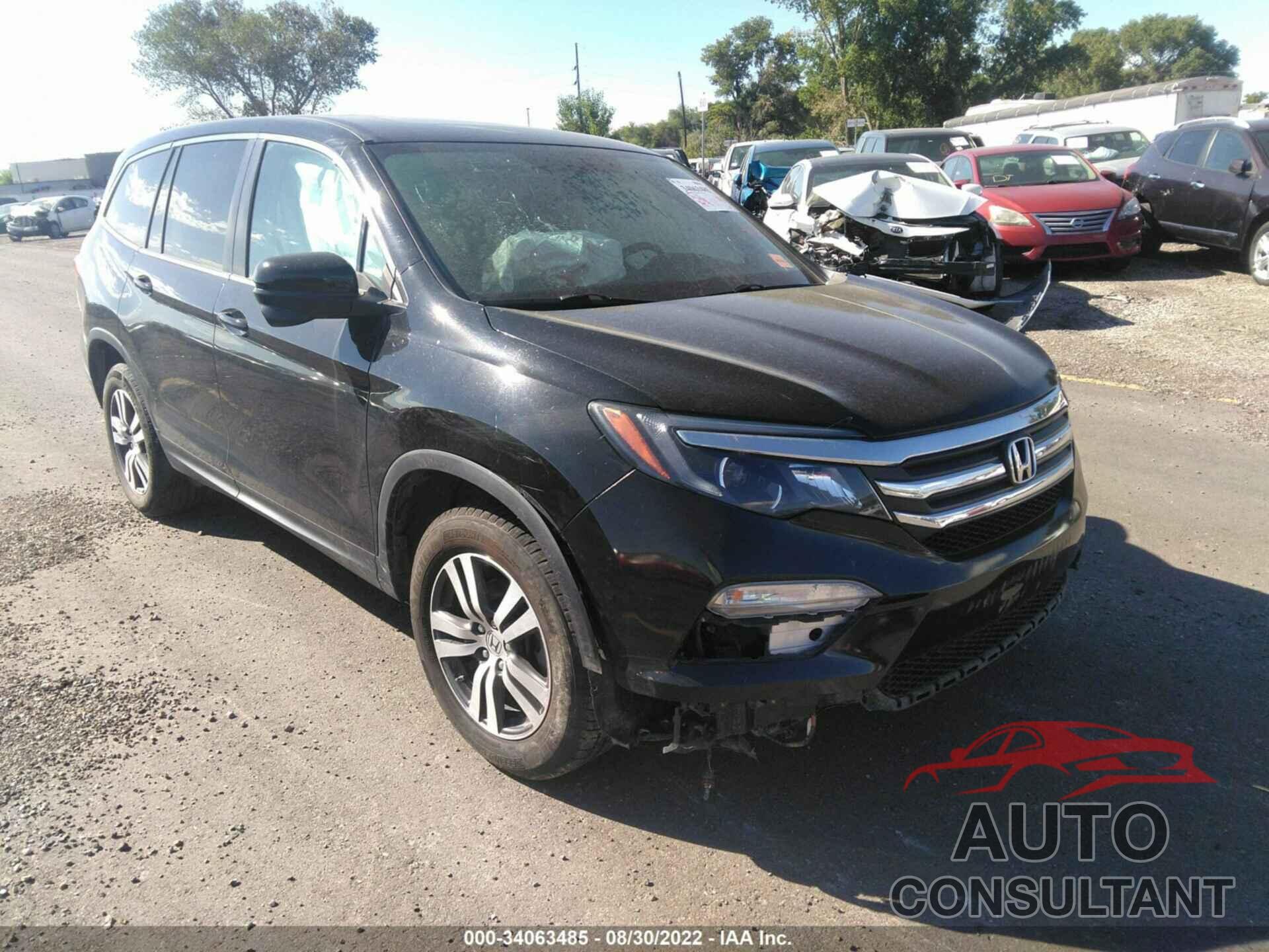 HONDA PILOT 2017 - 5FNYF6H58HB013838