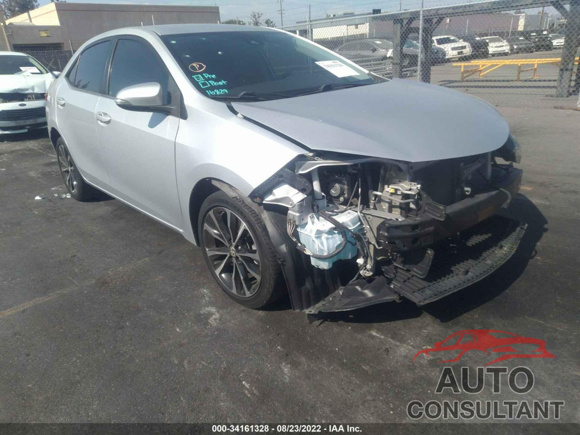 TOYOTA COROLLA 2017 - 5YFBURHE2HP688313