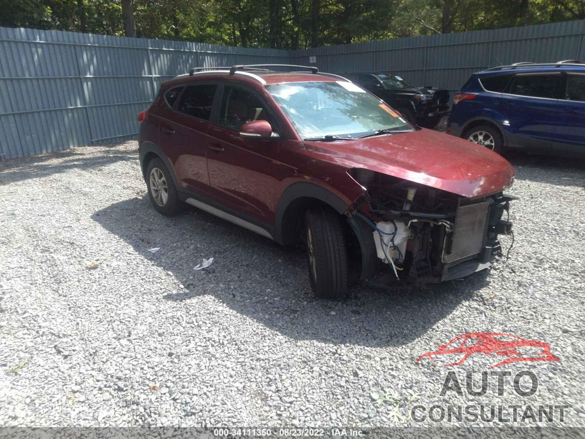 HYUNDAI TUCSON 2017 - KM8J3CA27HU482916