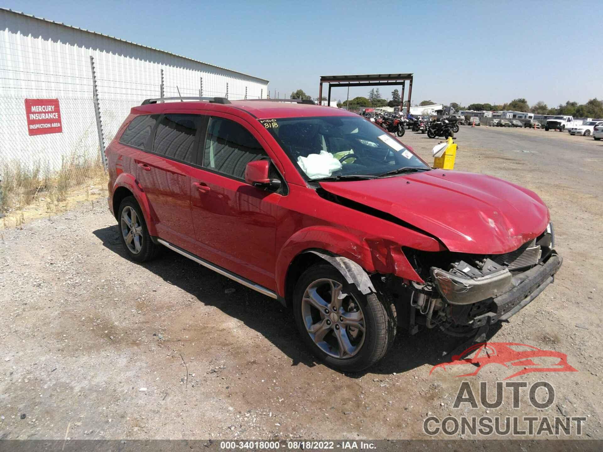 DODGE JOURNEY 2017 - 3C4PDCGG9HT580483