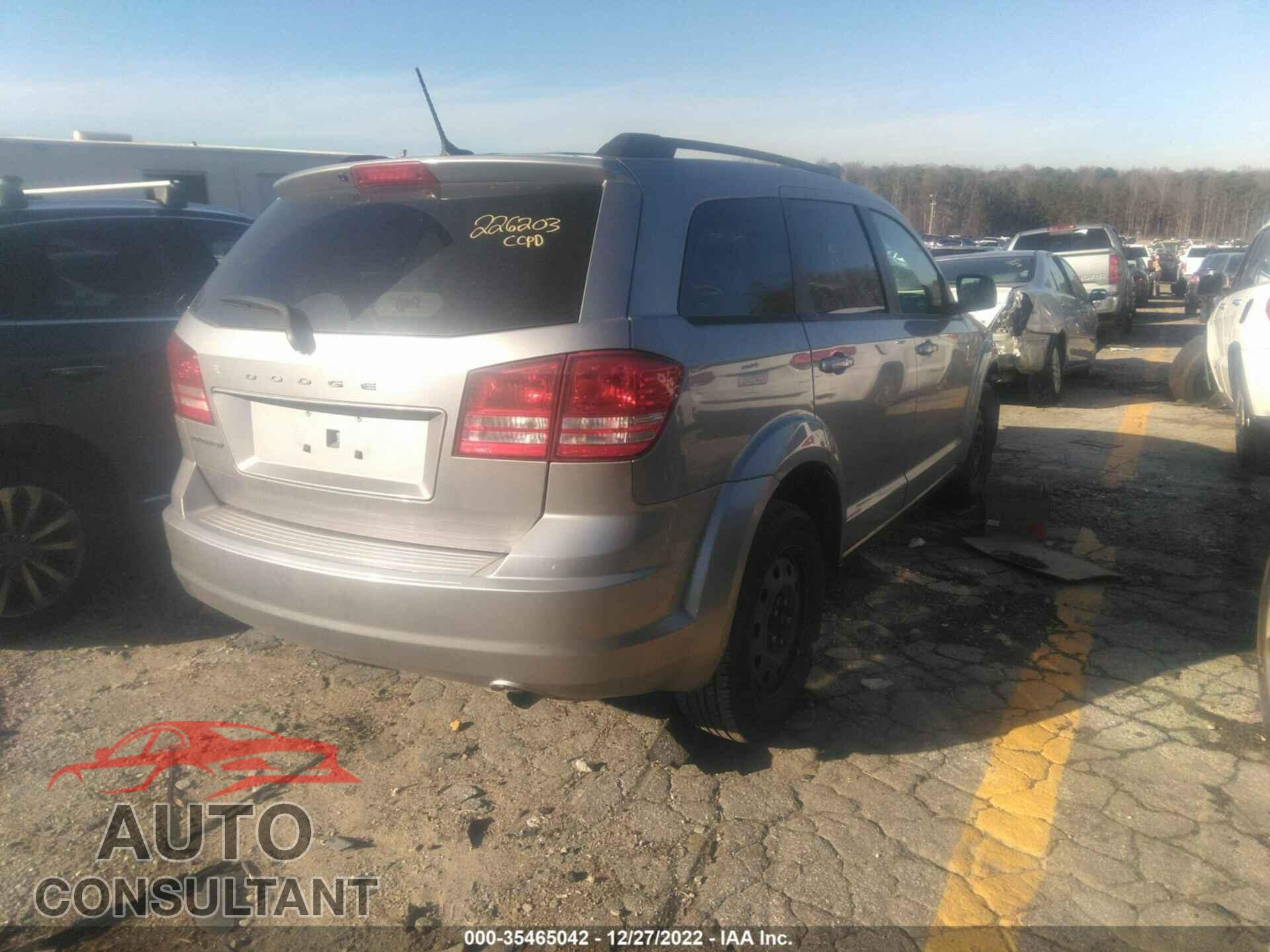 DODGE JOURNEY 2017 - 3C4PDCABXHT558960