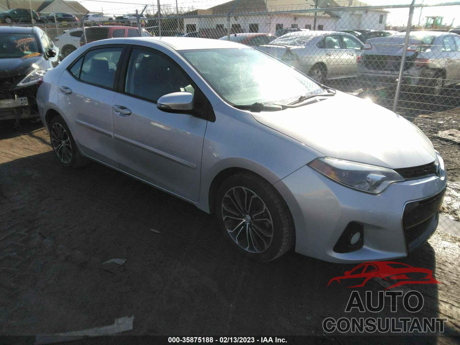 TOYOTA COROLLA 2016 - 2T1BURHE6GC610227