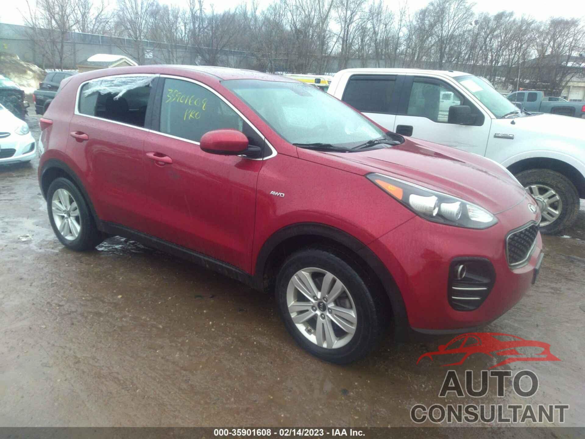KIA SPORTAGE 2017 - KNDPMCAC6H7108221