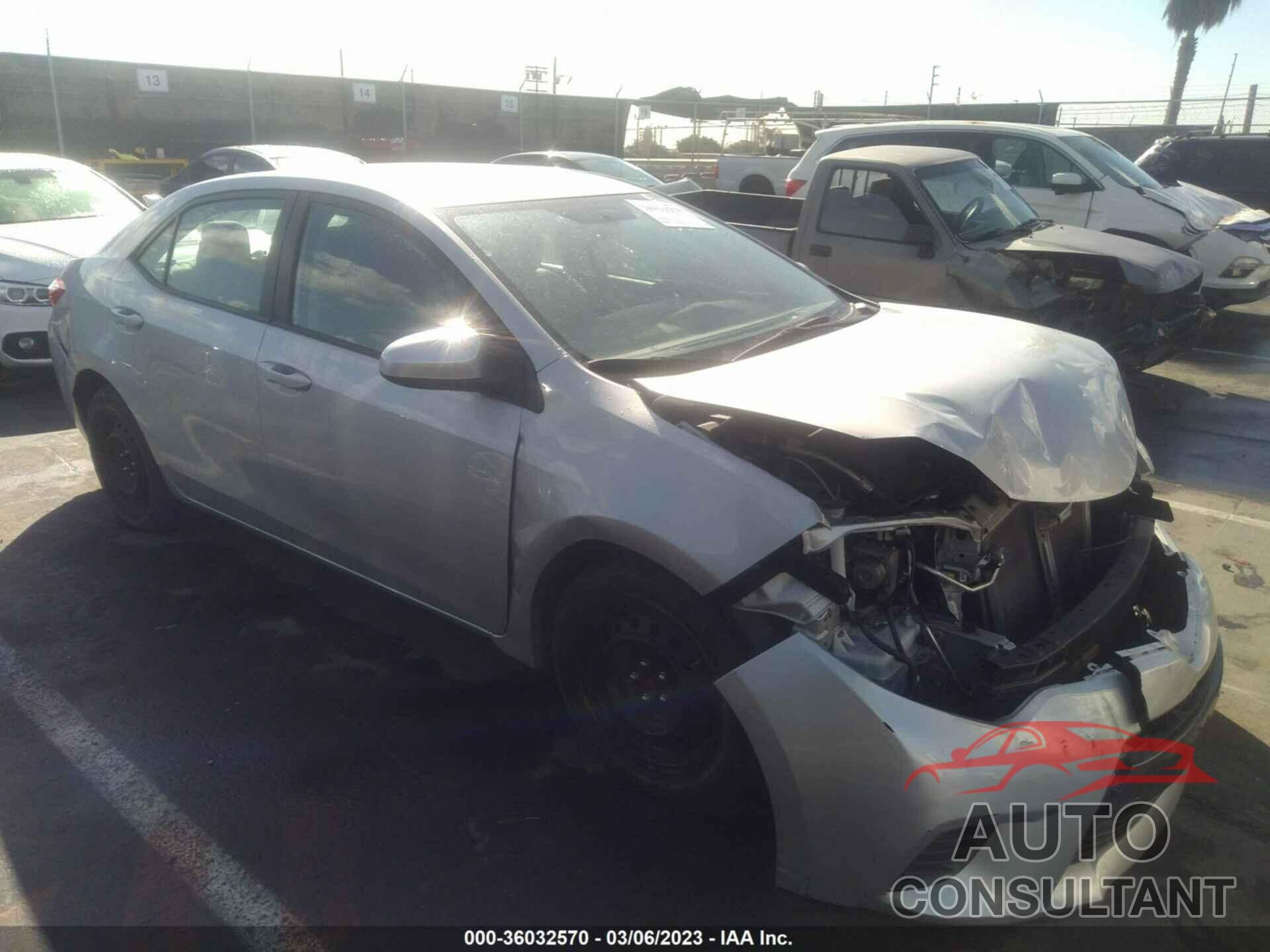 TOYOTA COROLLA 2016 - 2T1BURHEXGC742973